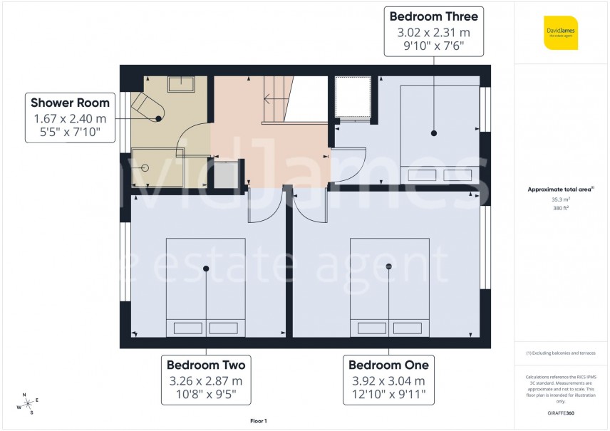 Floorplan for Bestwood Park Drive, Nottingham