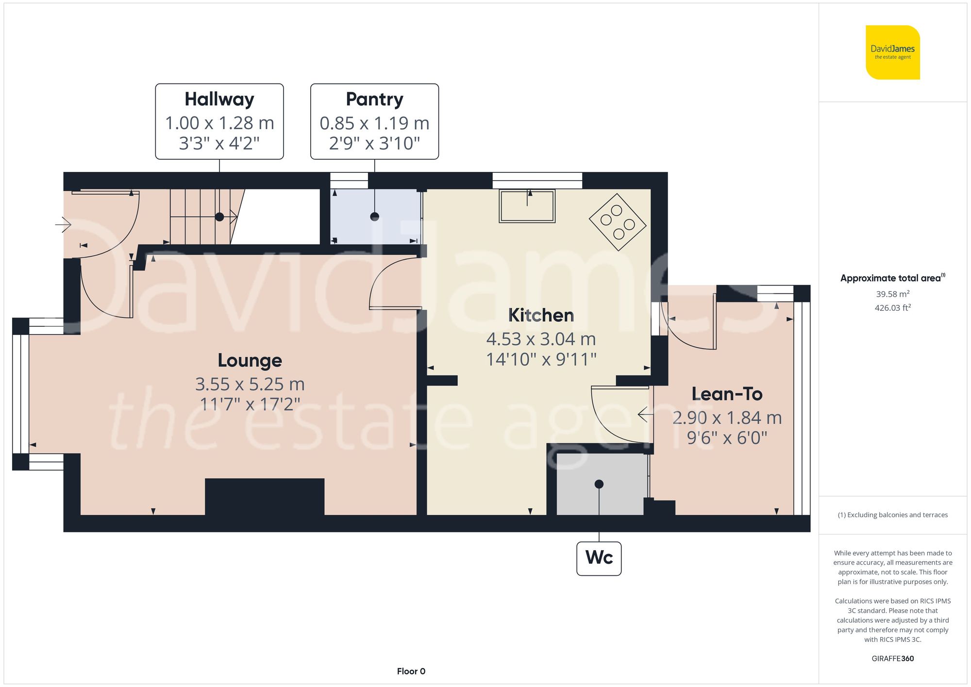 Floorplan for Yvonne Crescent, Carlton, Nottingham