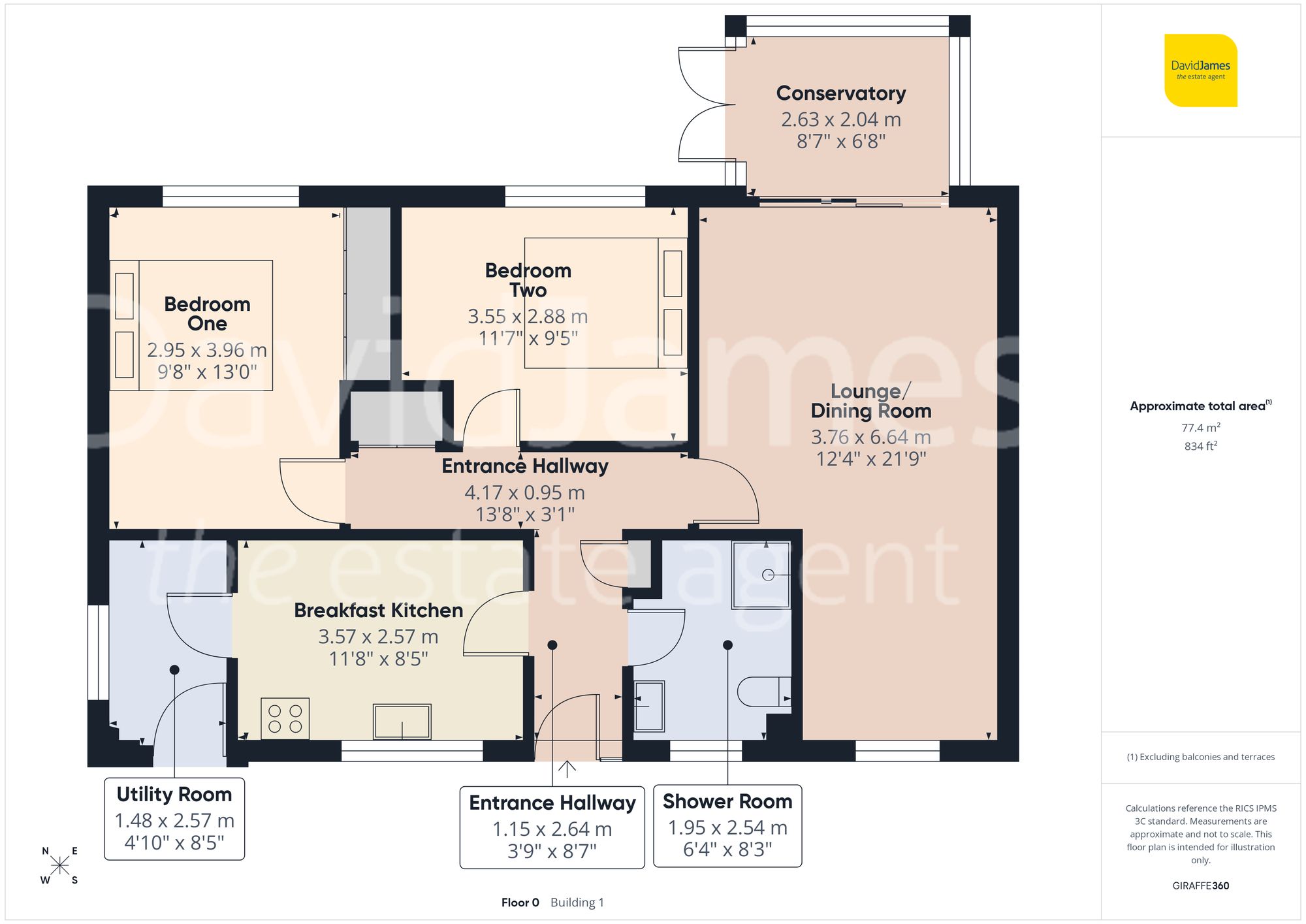 Floorplan for Conway Road, Carlton, Nottingham