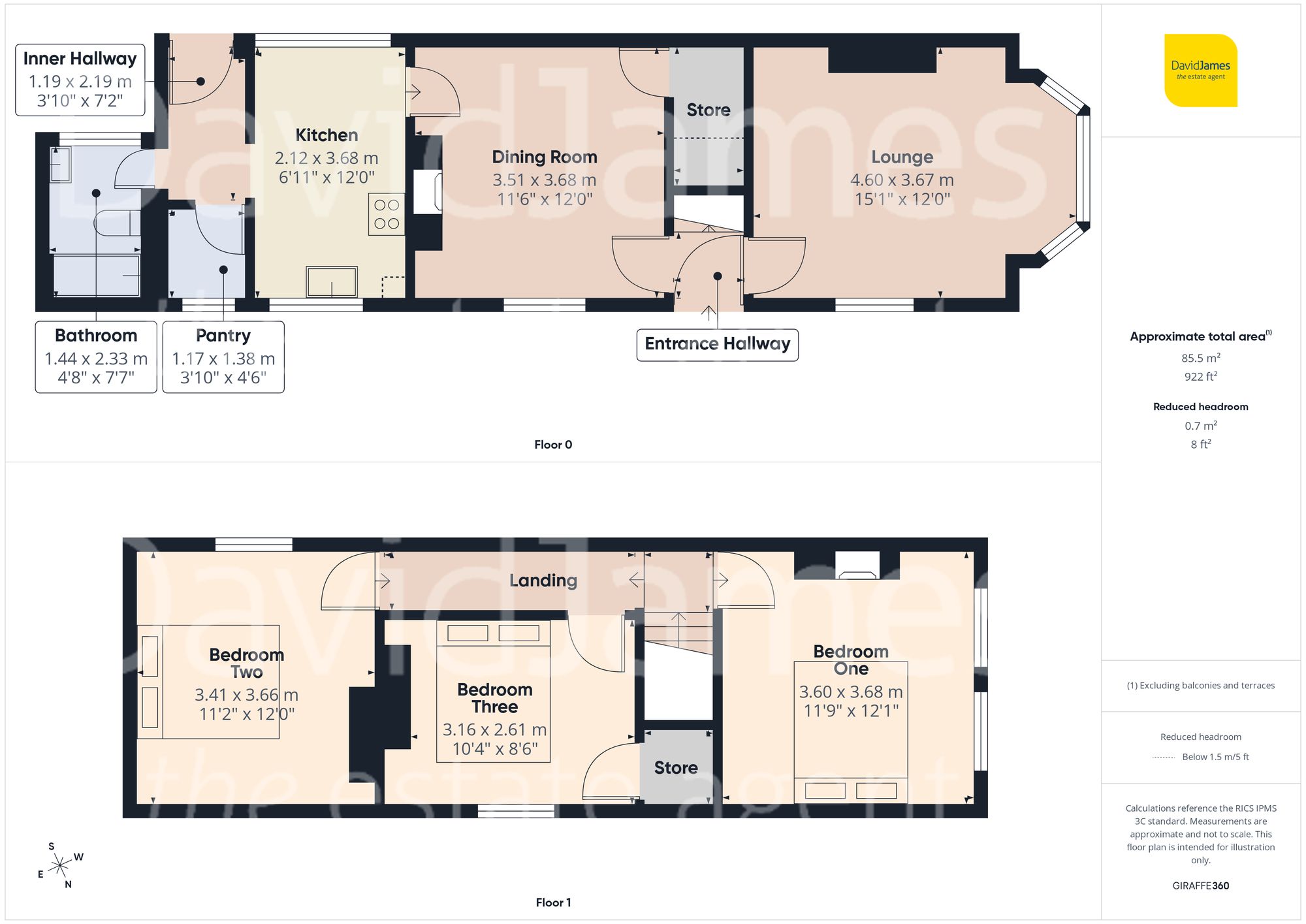 Floorplan for Woodborough Road, Mapperley, Nottingham