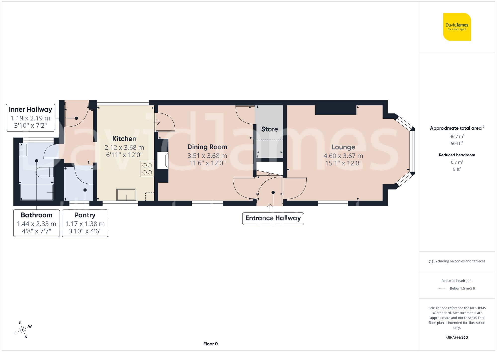 Floorplan for Woodborough Road, Mapperley, Nottingham