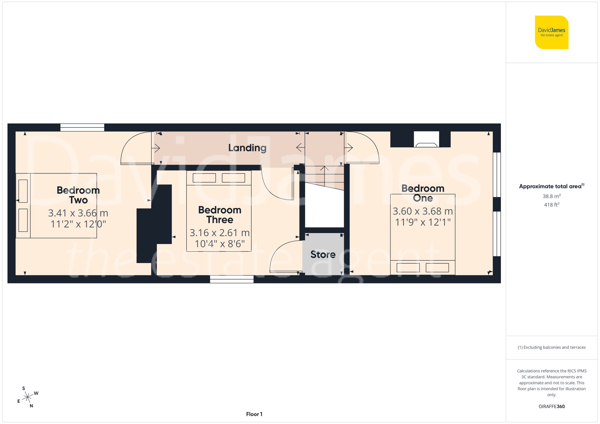 Floorplan for Woodborough Road, Mapperley, Nottingham
