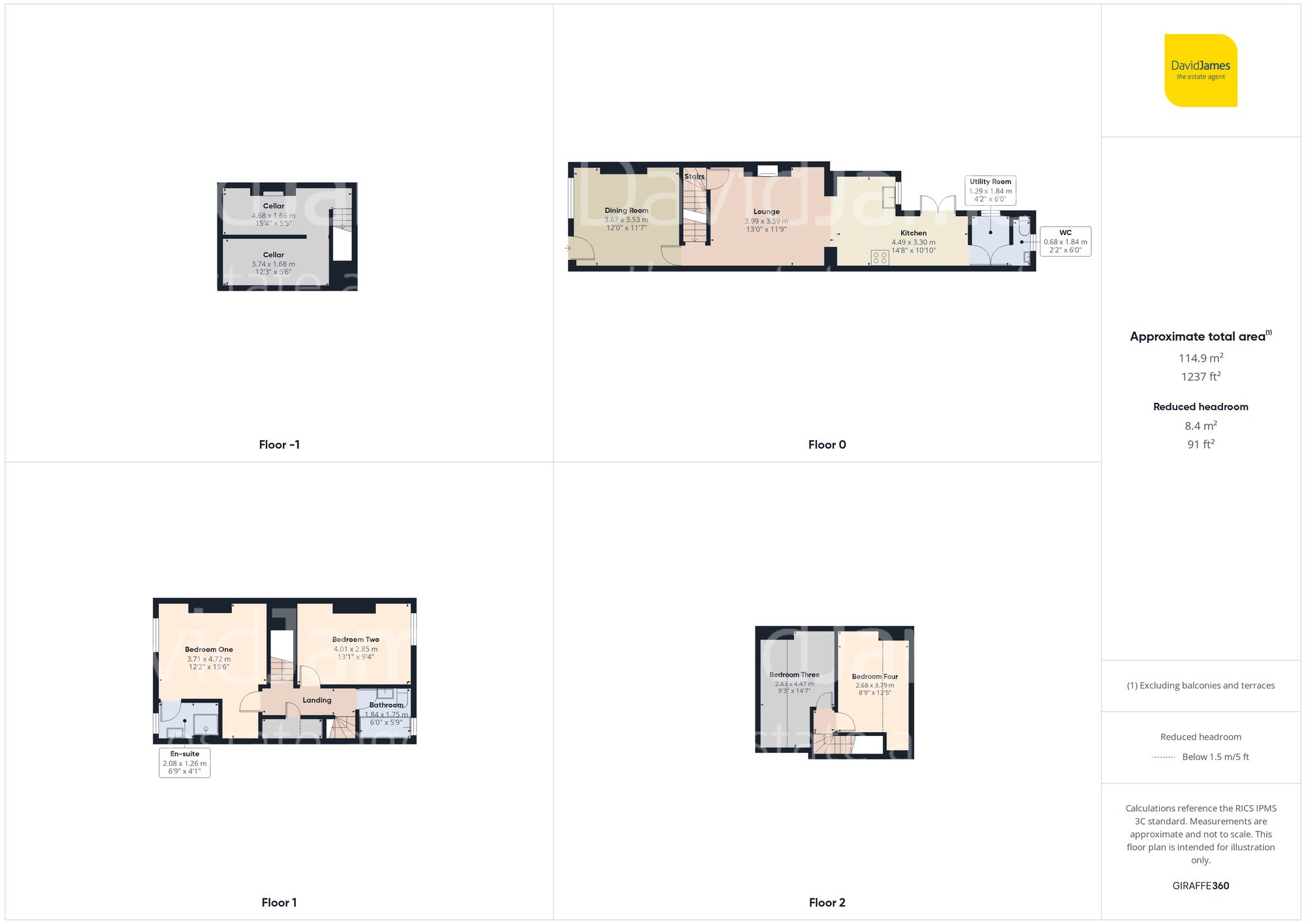 Floorplan for Spalding Road, Nottingham