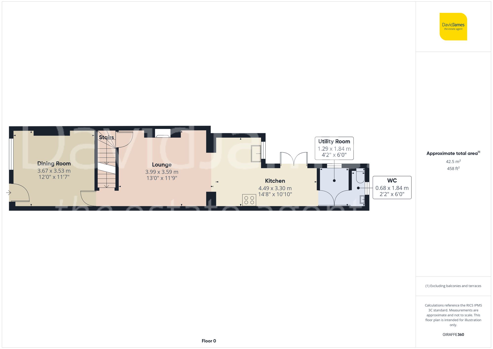 Floorplan for Spalding Road, Nottingham