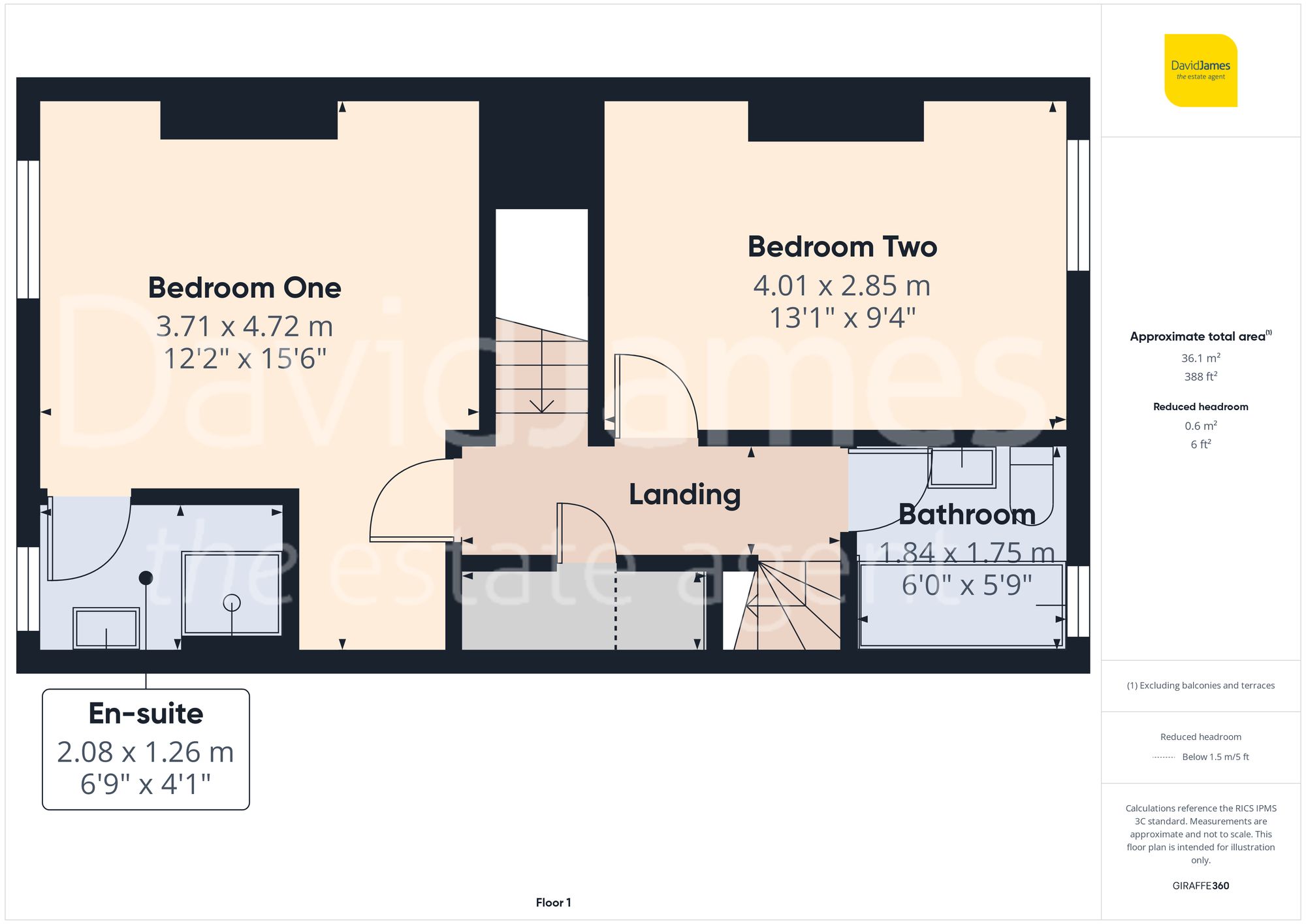 Floorplan for Spalding Road, Nottingham