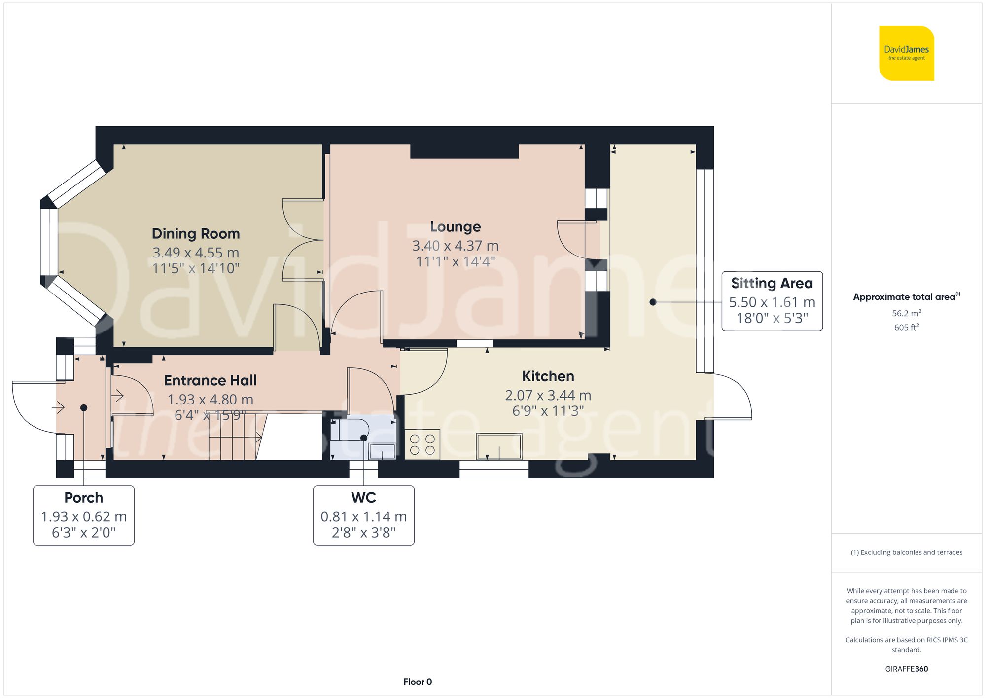Floorplan for Avondale Road, Carlton, Nottingham
