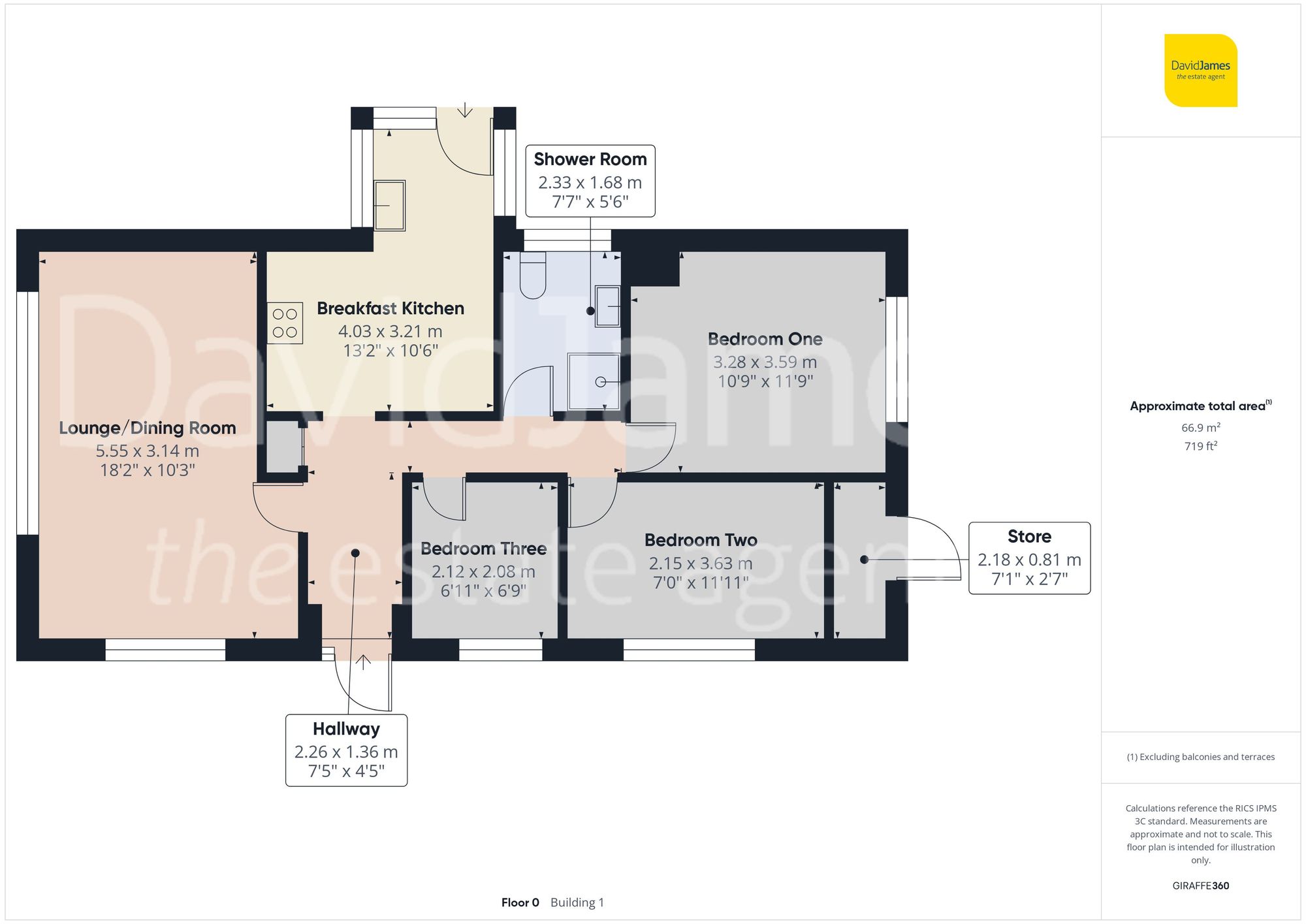 Floorplan for Greenbank Drive, Sutton in Ashfield, Nottinghamshire