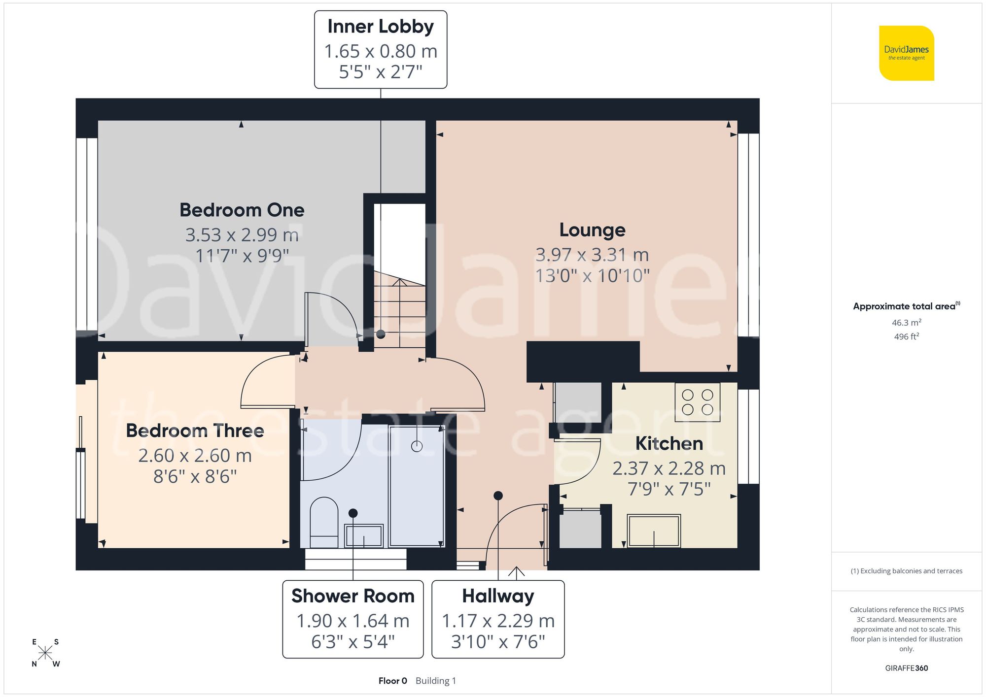 Floorplan for Hardwick Avenue, Sutton in Ashfield, Nottinghamshire