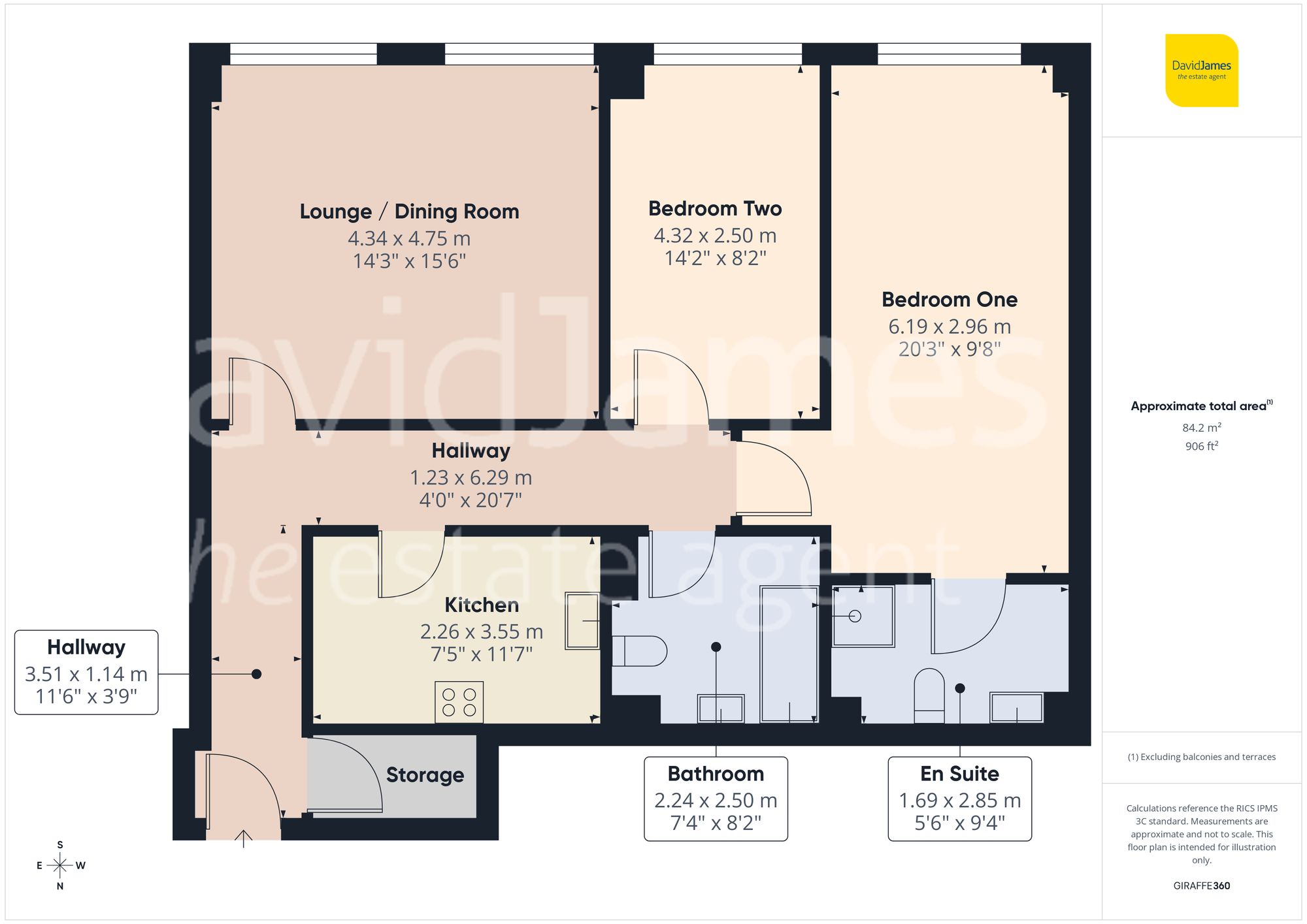 Floorplan for Lexington Place, Plumptre Street, Nottingham