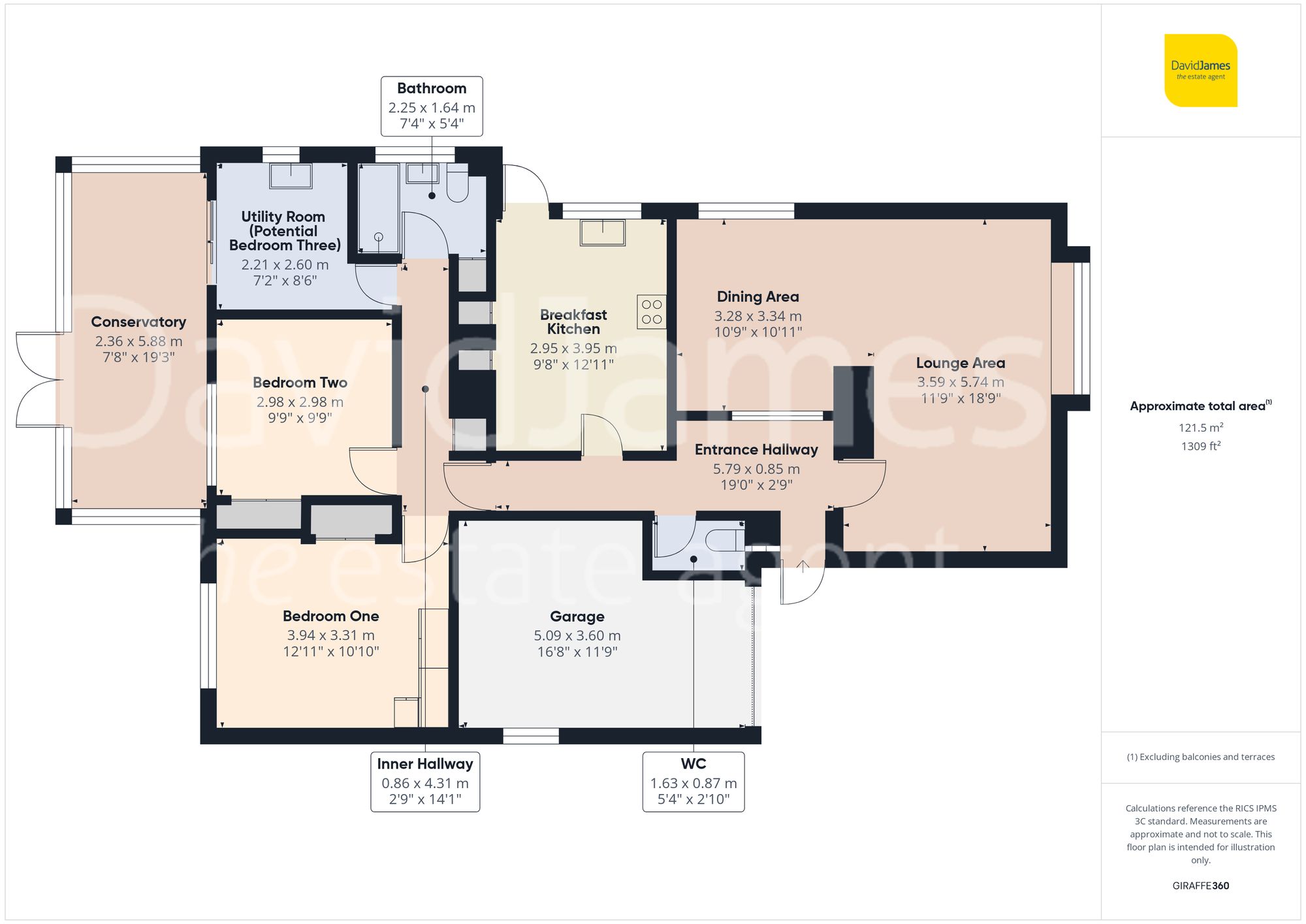 Floorplan for Avon Road, Gedling, Nottingham