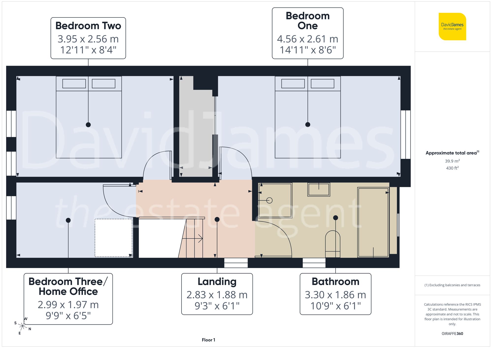 Floorplan for Susan Drive, Nottingham