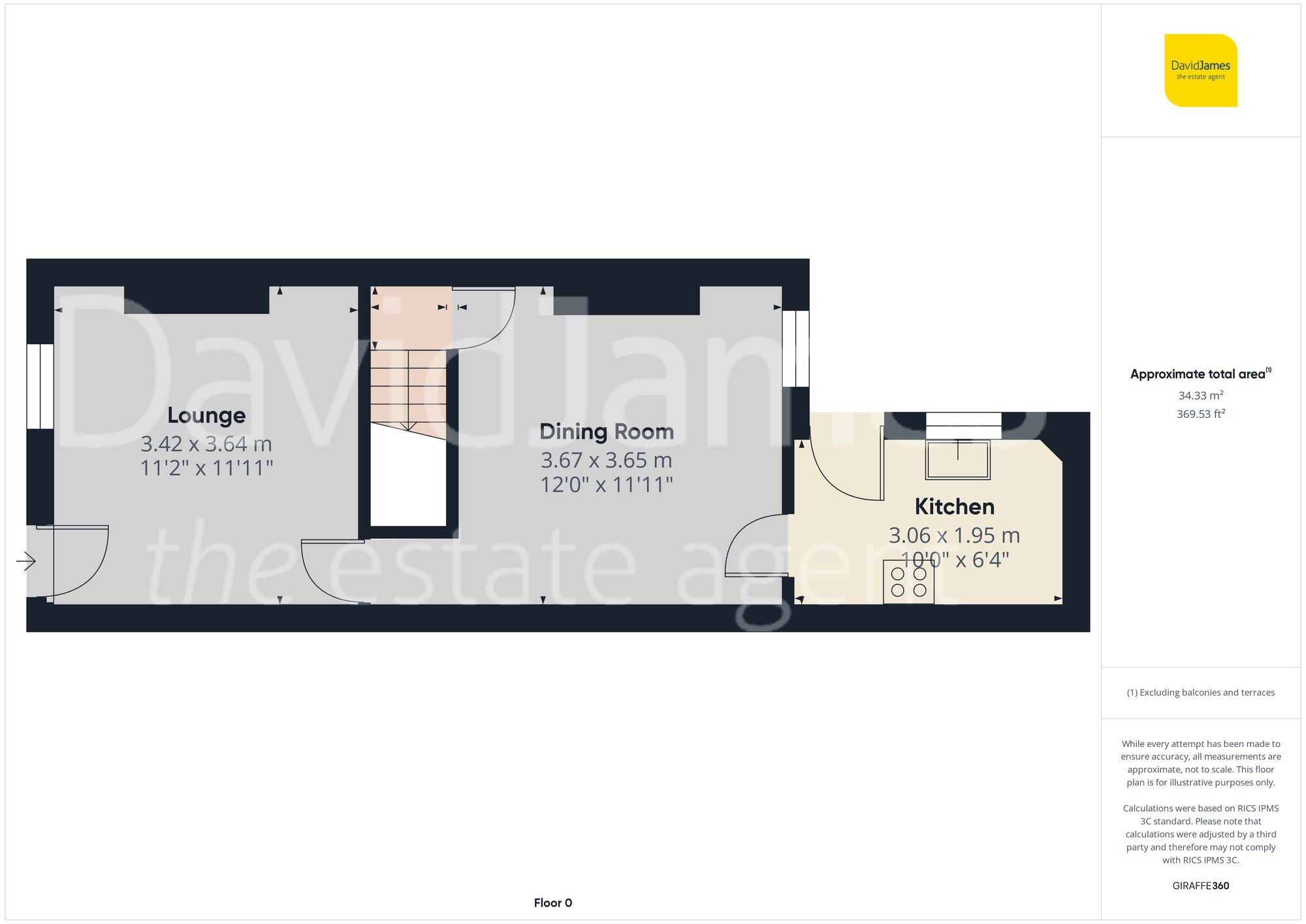 Floorplan for Cinderhill Road, Bulwell, Nottingham