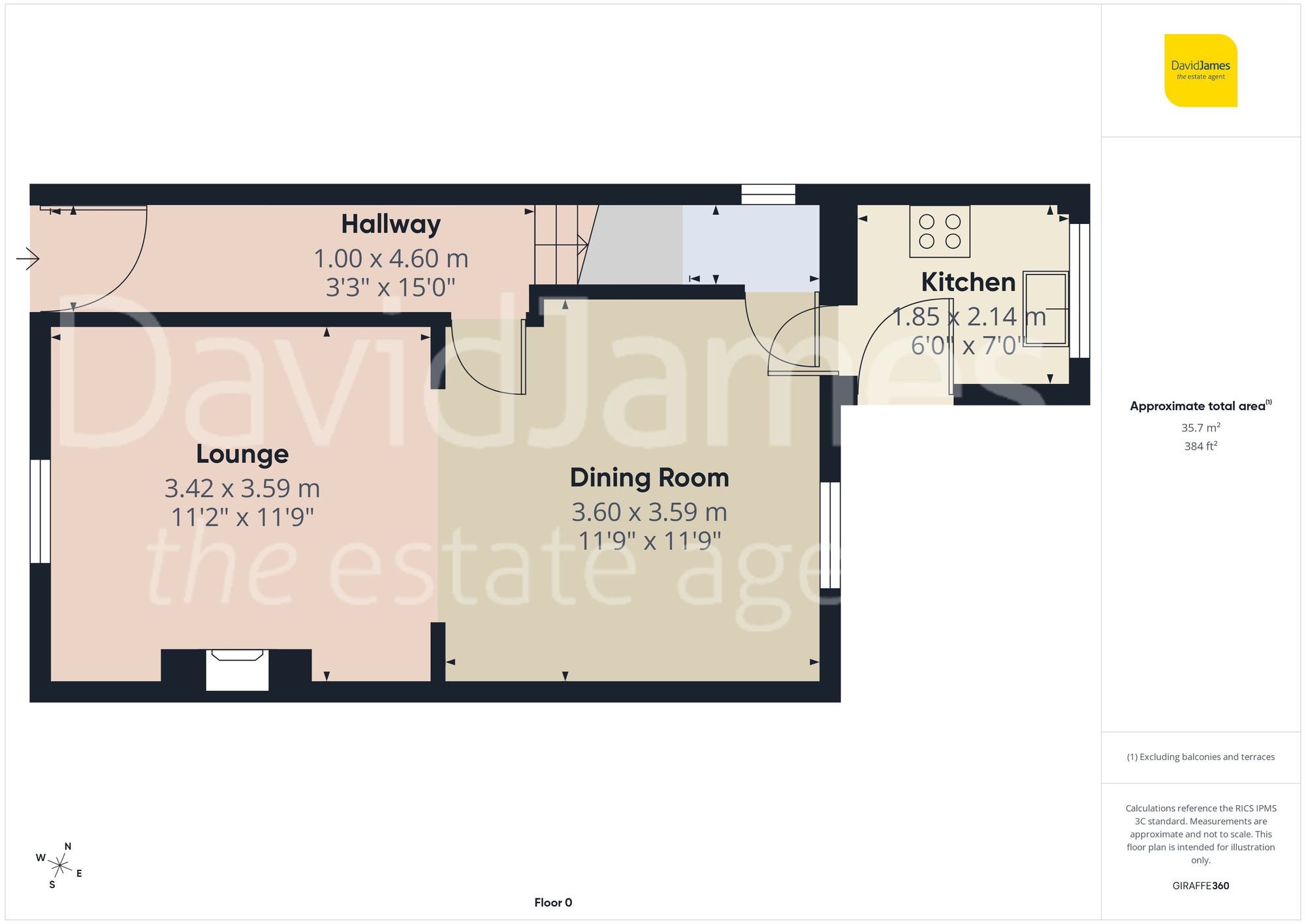 Floorplan for Chesterfield Road, Huthwaite, Nottinghamshire