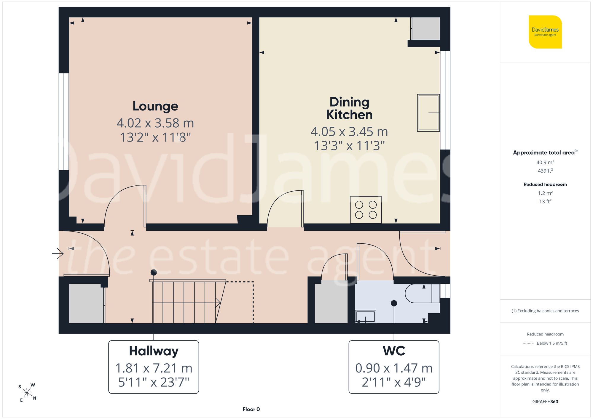 Floorplan for Kenmore Gardens, Nottingham