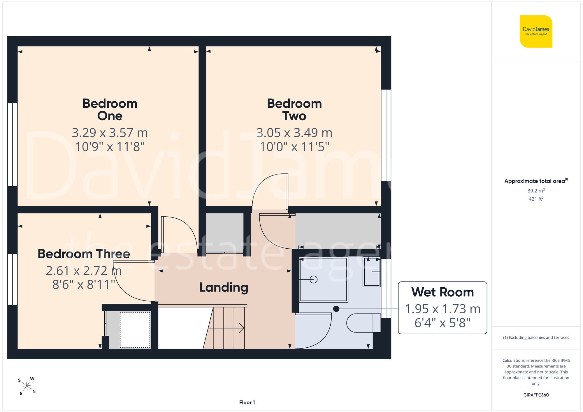 Floorplan for Kenmore Gardens, Nottingham