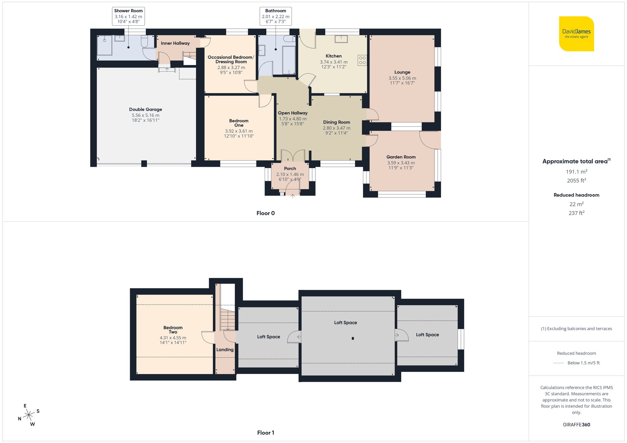 Floorplan for Denby Drive, Mansfield, Nottinghamshire