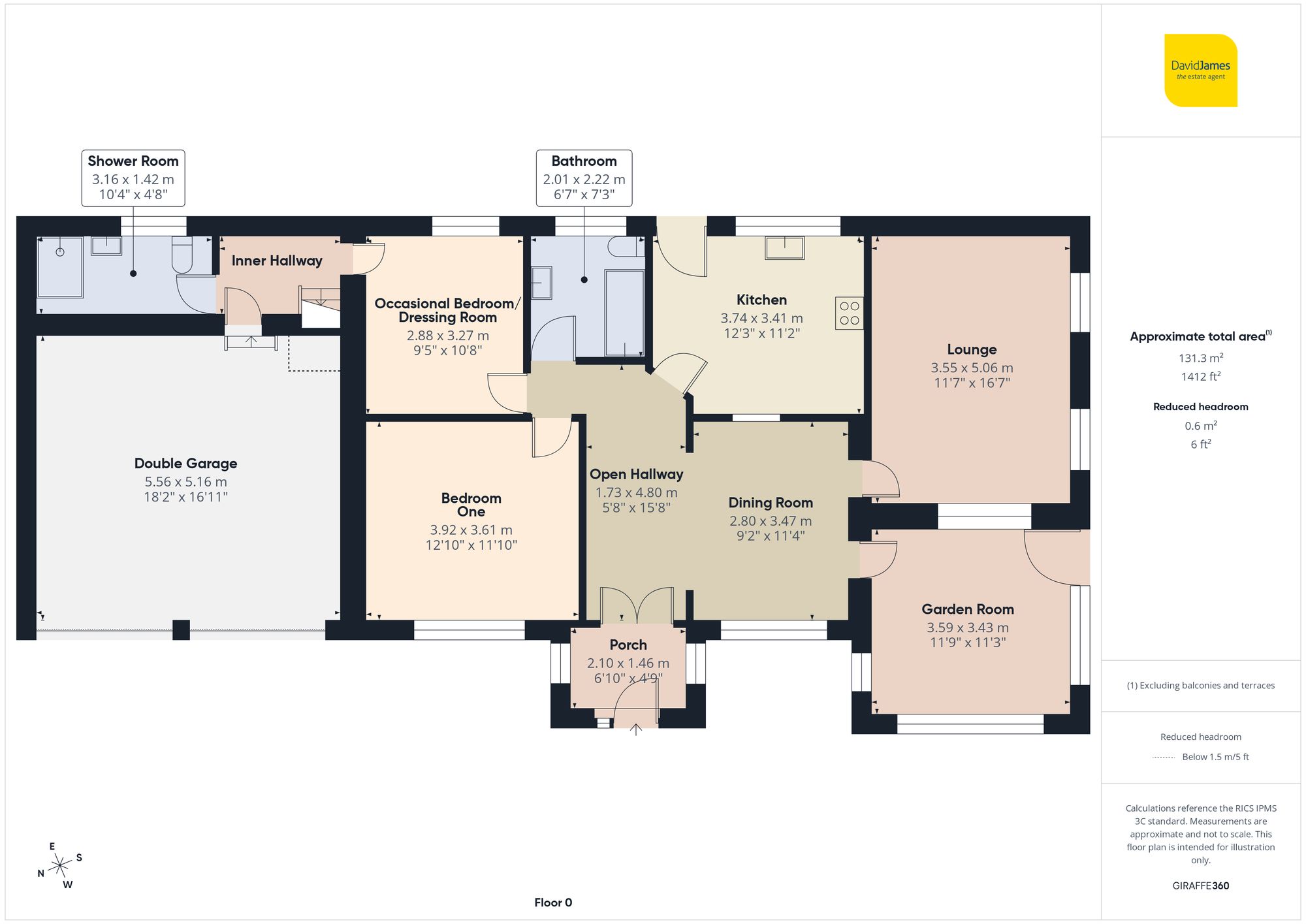 Floorplan for Denby Drive, Mansfield, Nottinghamshire