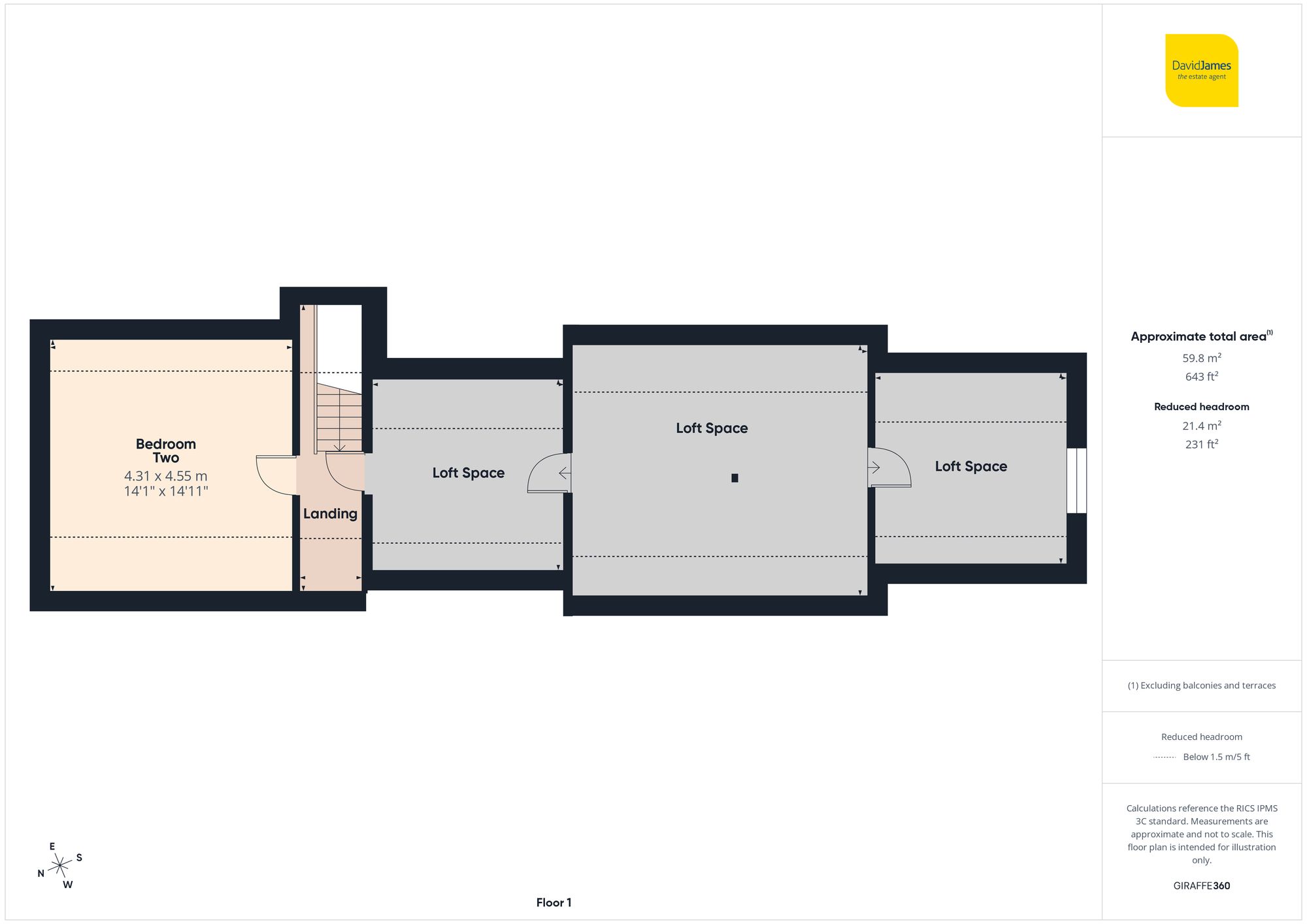 Floorplan for Denby Drive, Mansfield, Nottinghamshire
