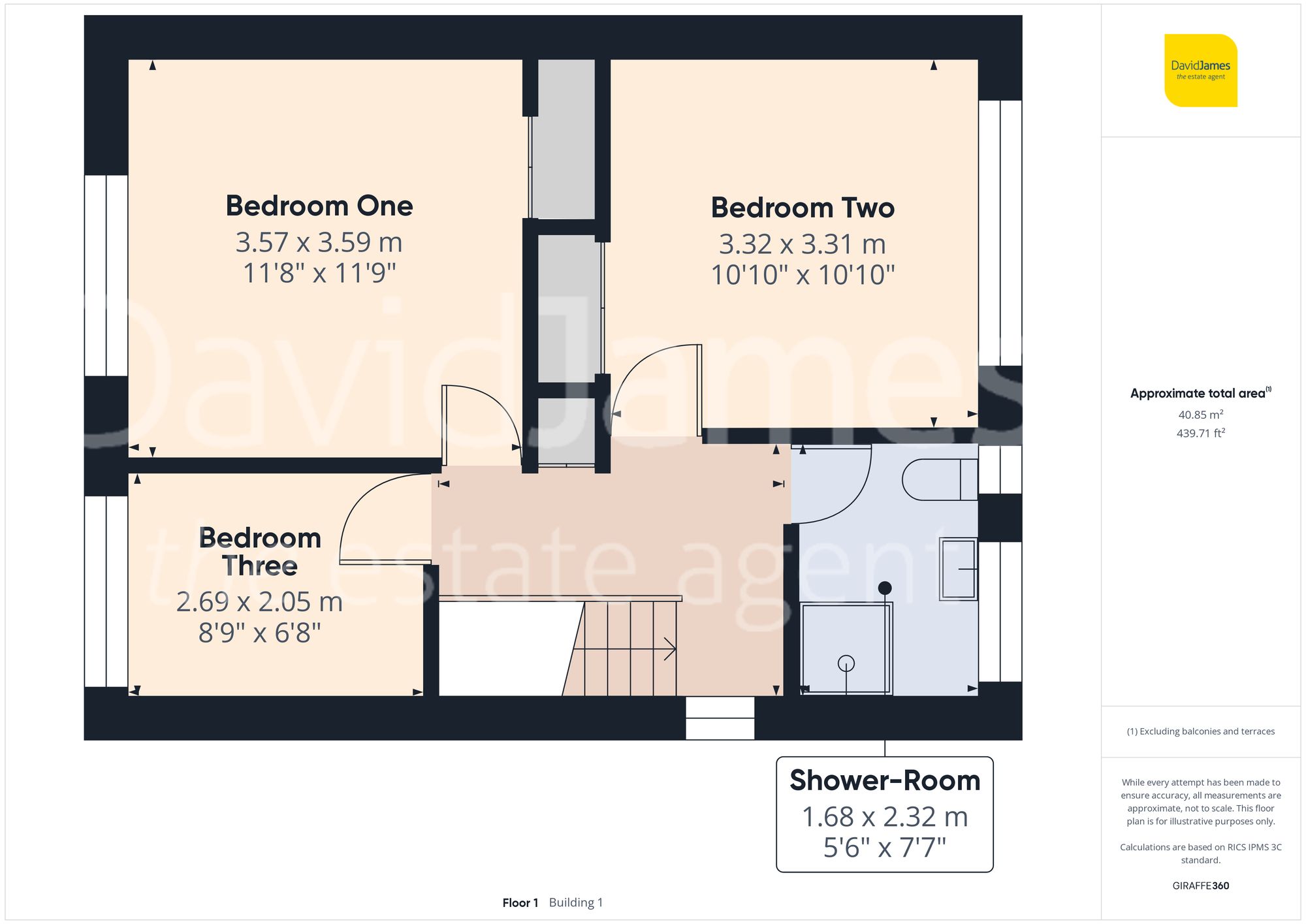 Floorplan for Penarth Rise, Mapperley/Sherwood Border, Nottingham