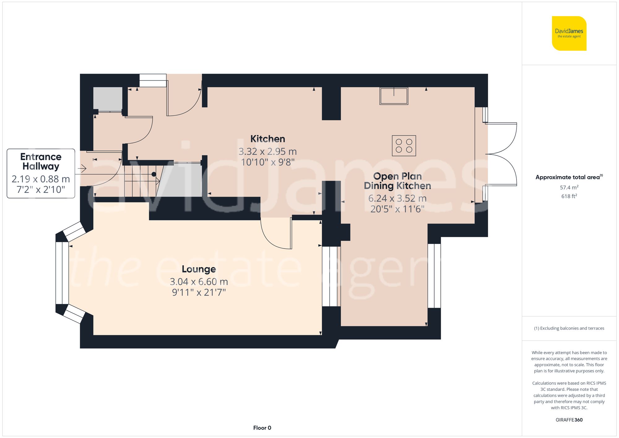 Floorplan for Calverton Avenue, Carlton, Nottigham