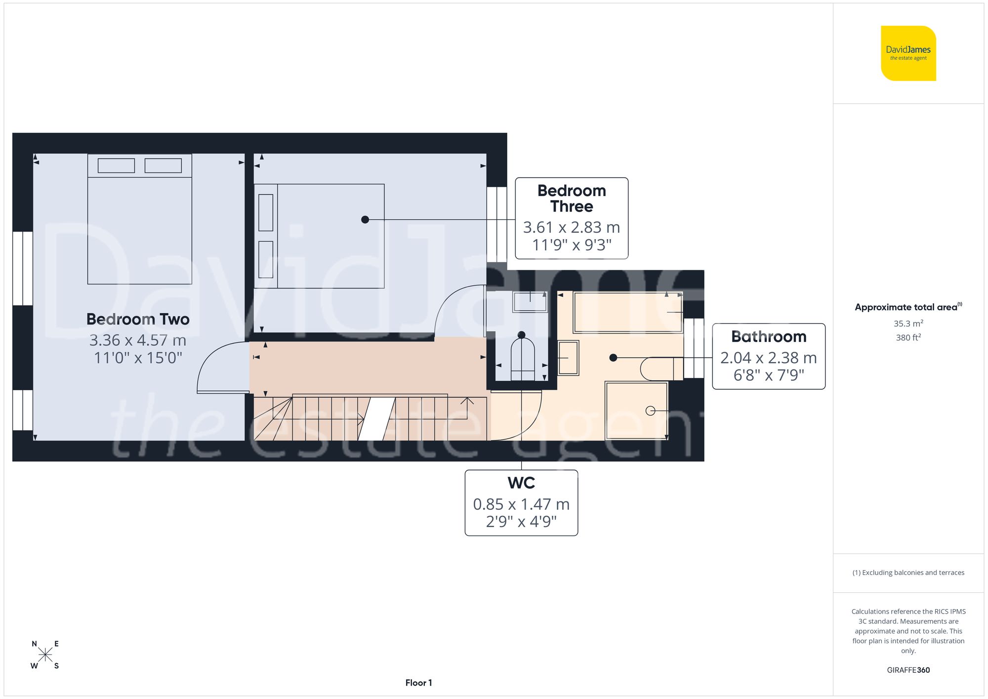 Floorplan for Woodborough Road, Mapperley, Nottingham