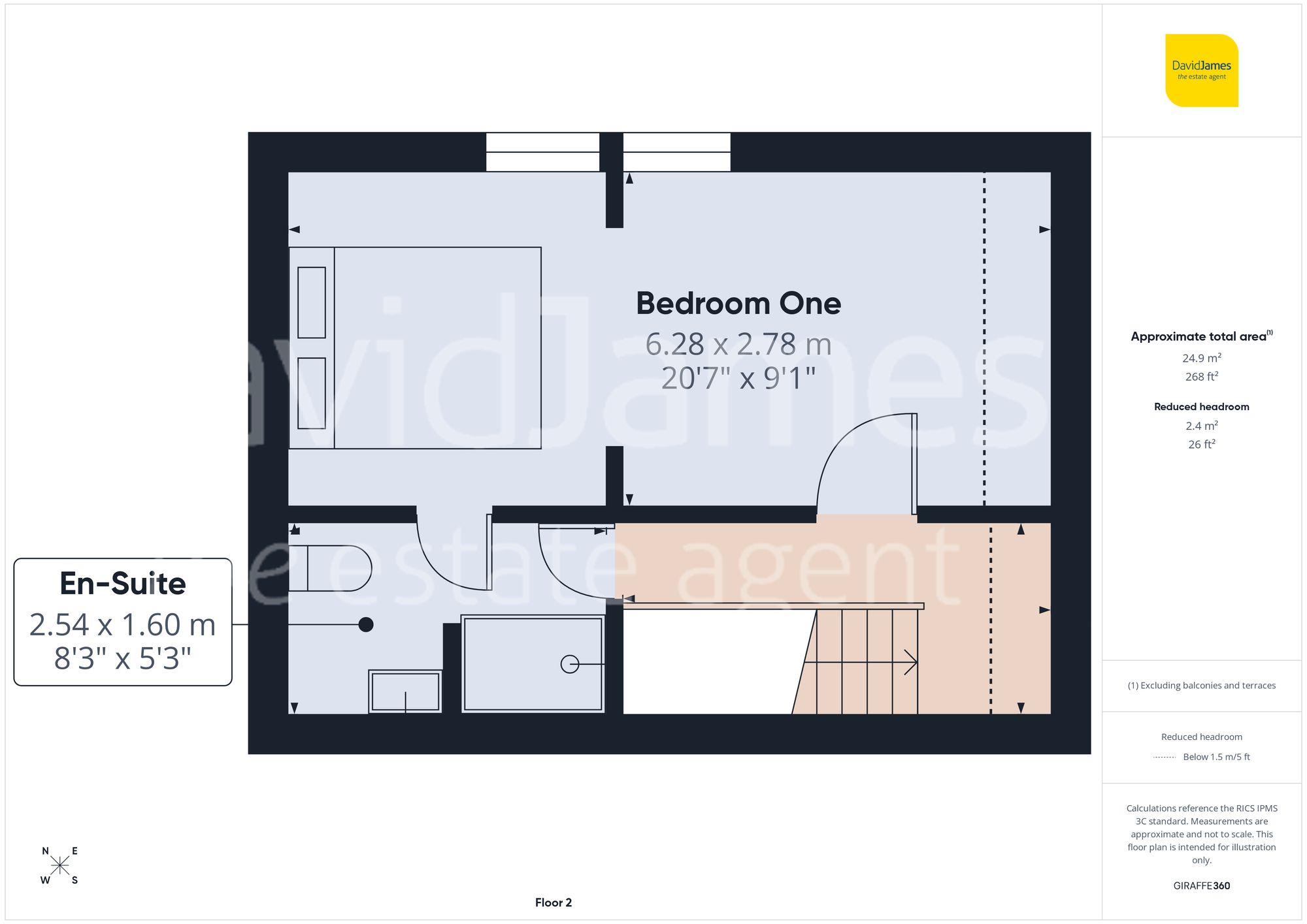 Floorplan for Woodborough Road, Mapperley, Nottingham