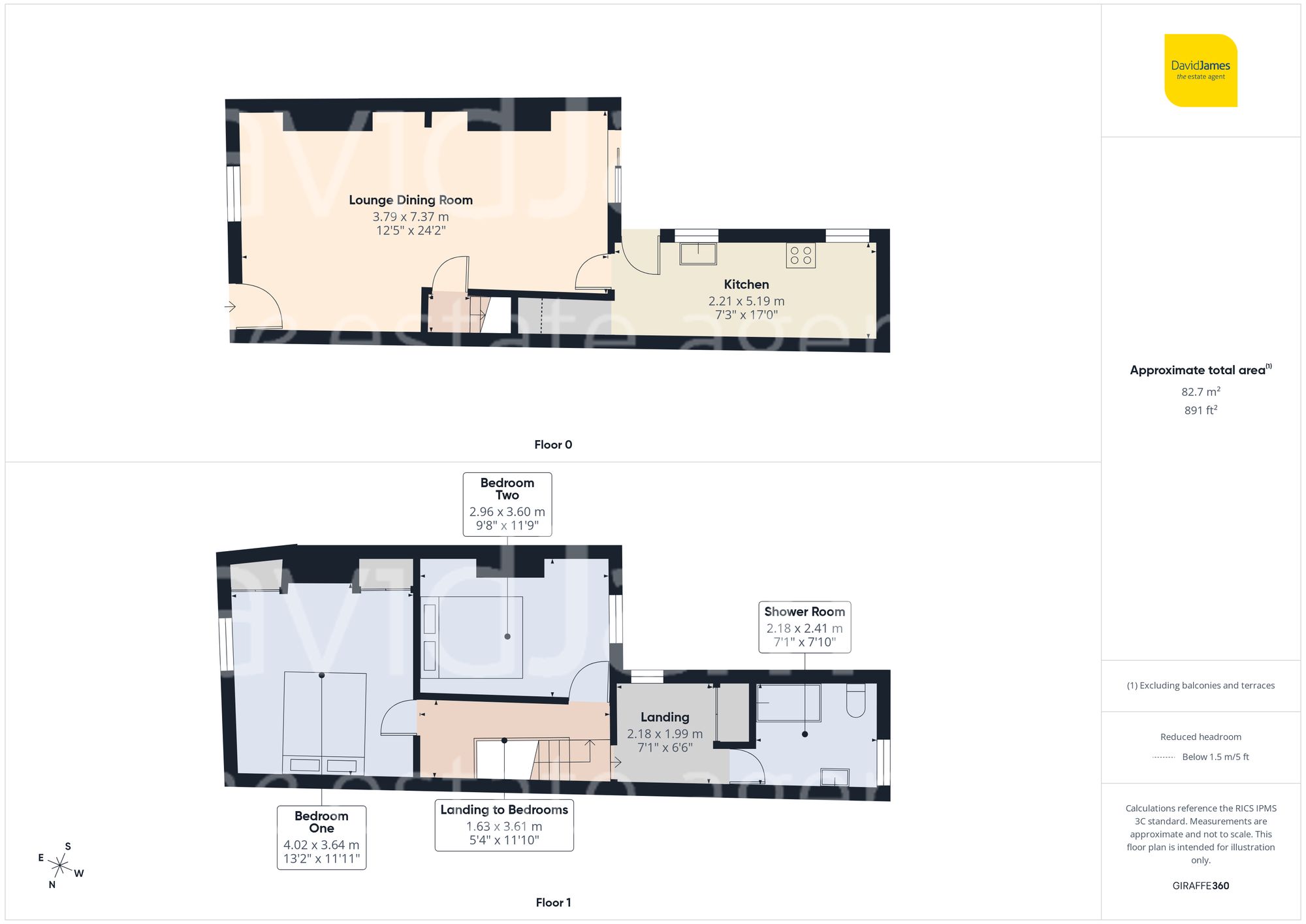 Floorplan for Elm Avenue, Carlton, Nottingham