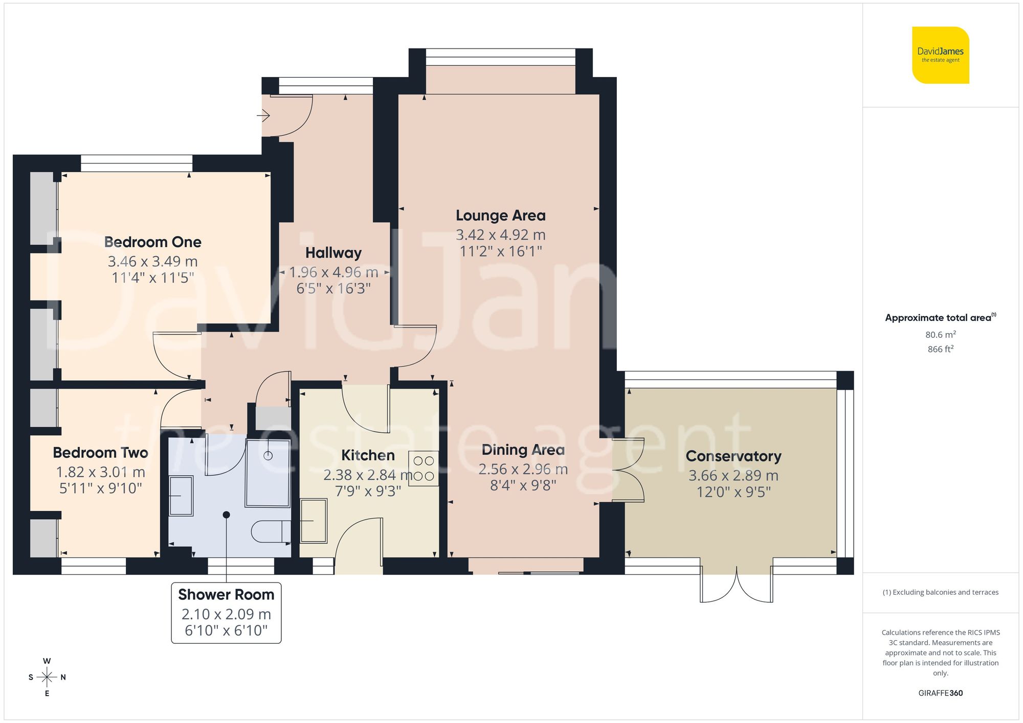 Floorplan for The Green, Huthwaite, Nottinghamshire