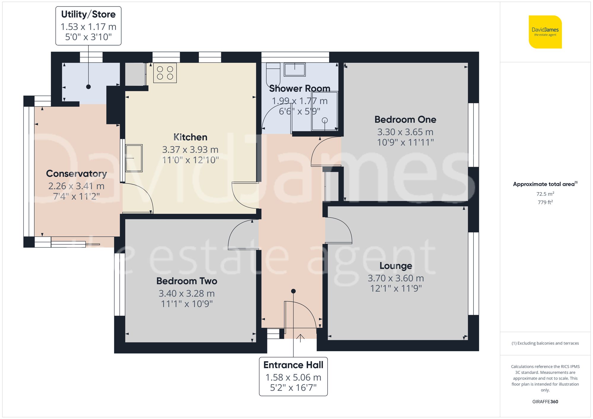 Floorplan for Belper Avenue, Carlton, Nottingham