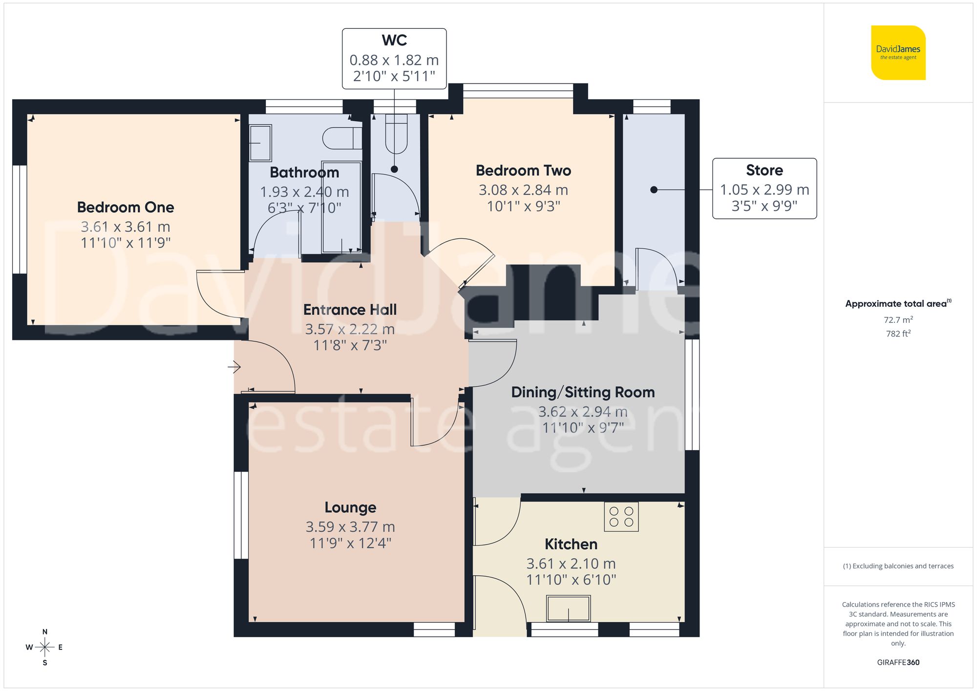Floorplan for Hucknall Road, Carrington, Nottingham