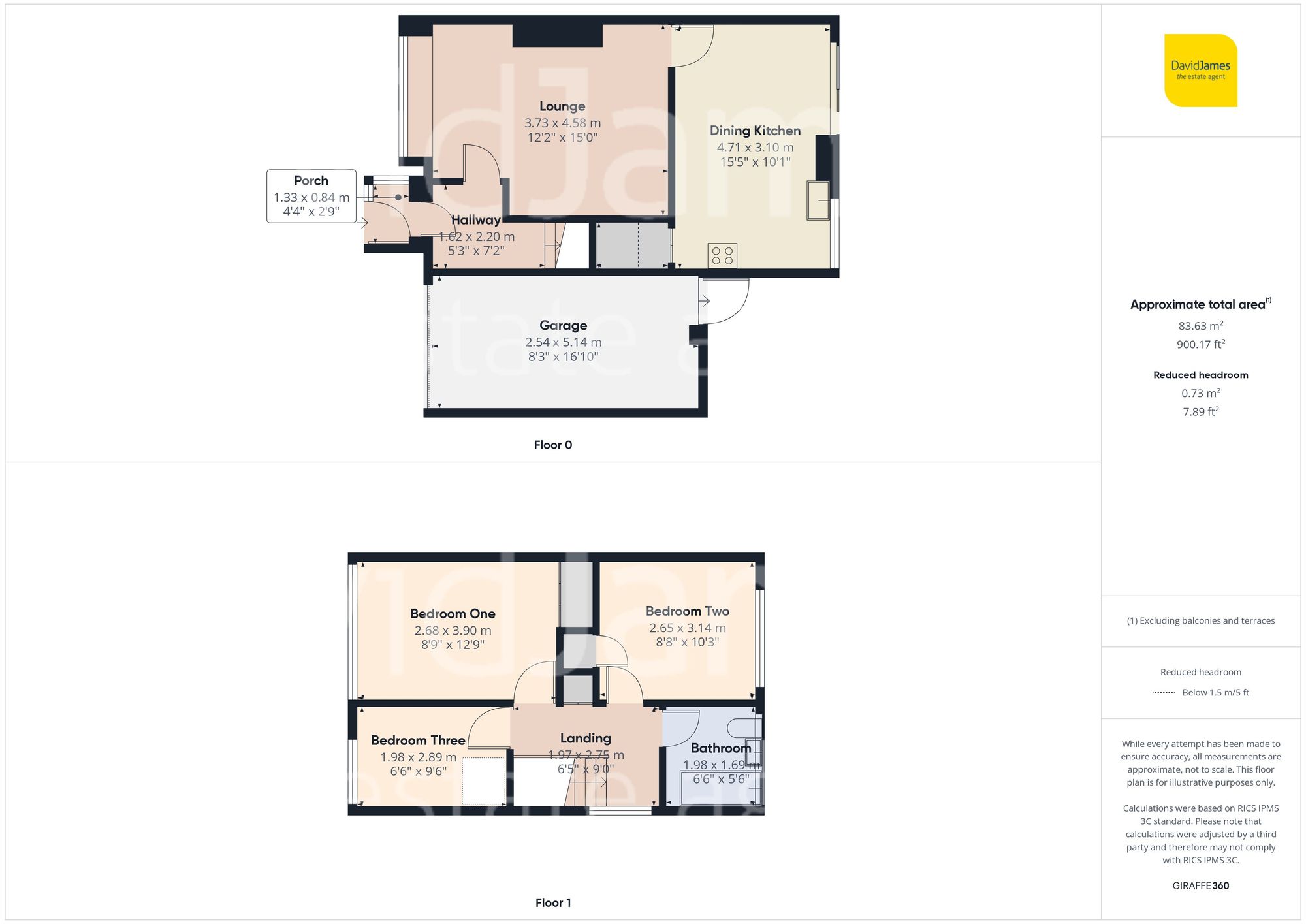 Floorplan for Meriac Close, Top Valley, Nottingham