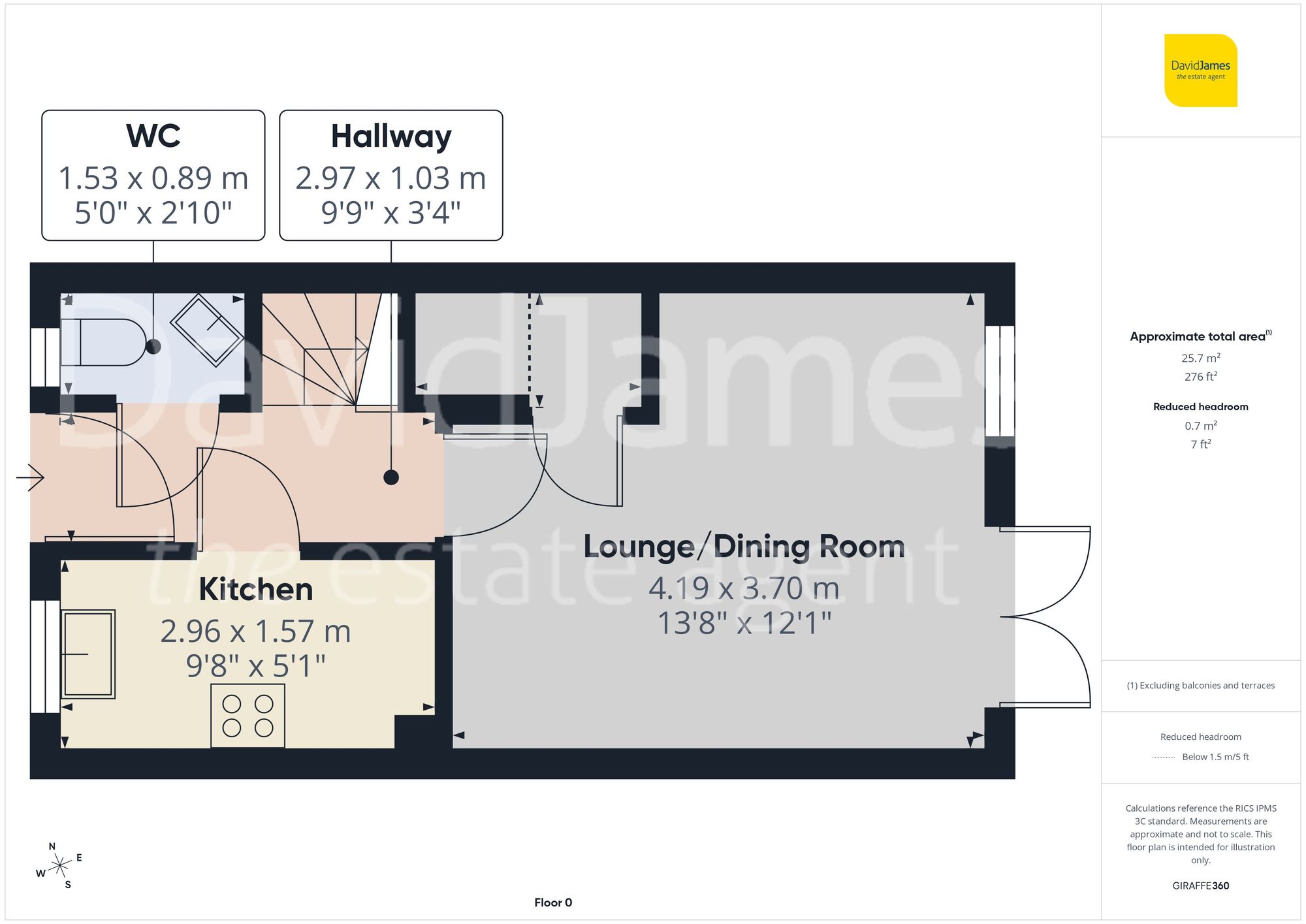 Floorplan for Tenter Close, Sutton in Ashfield, Nottinghamshire