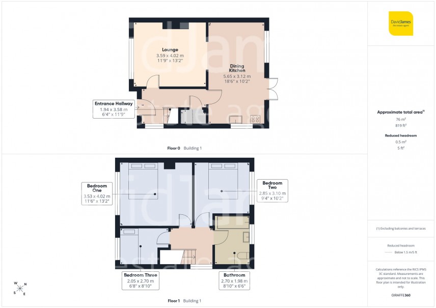 Floorplan for Rufford Road, Sherwood, Nottingham