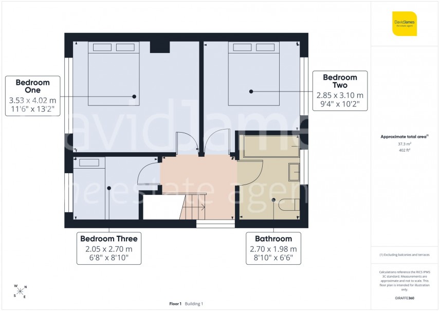 Floorplan for Rufford Road, Sherwood, Nottingham