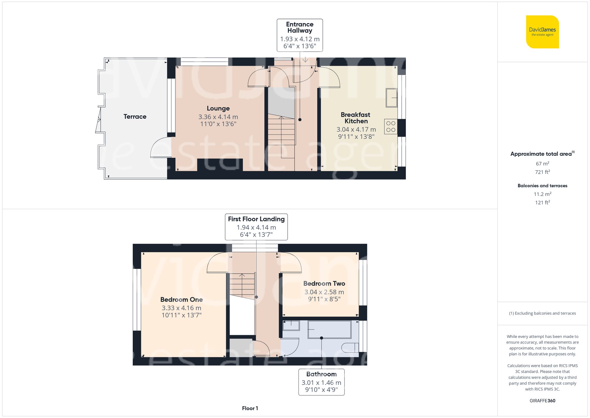 Floorplan for Bakerdale Road, Nottingham