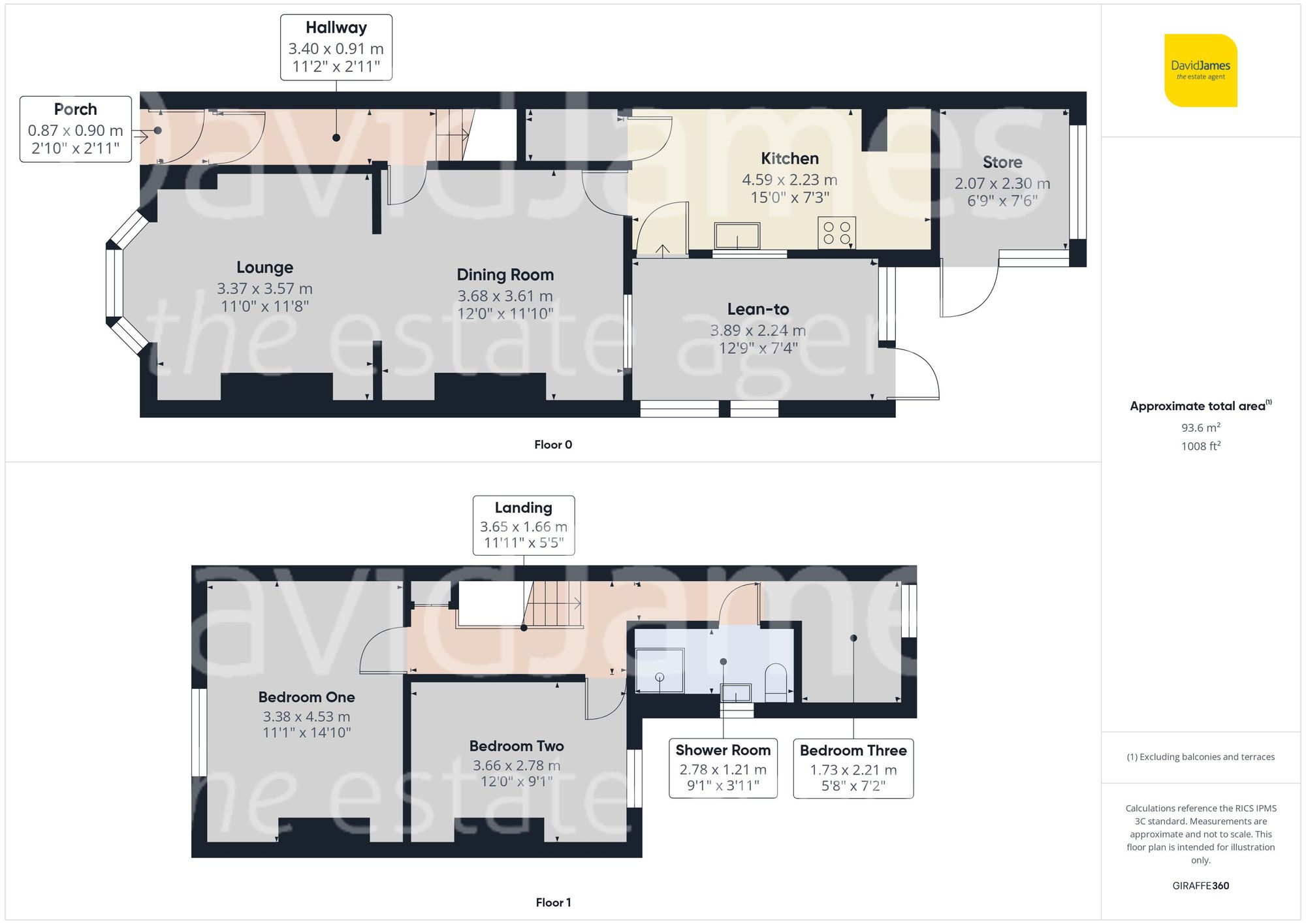 Floorplan for Chesterfield Road North, Mansfield, Nottinghamshire