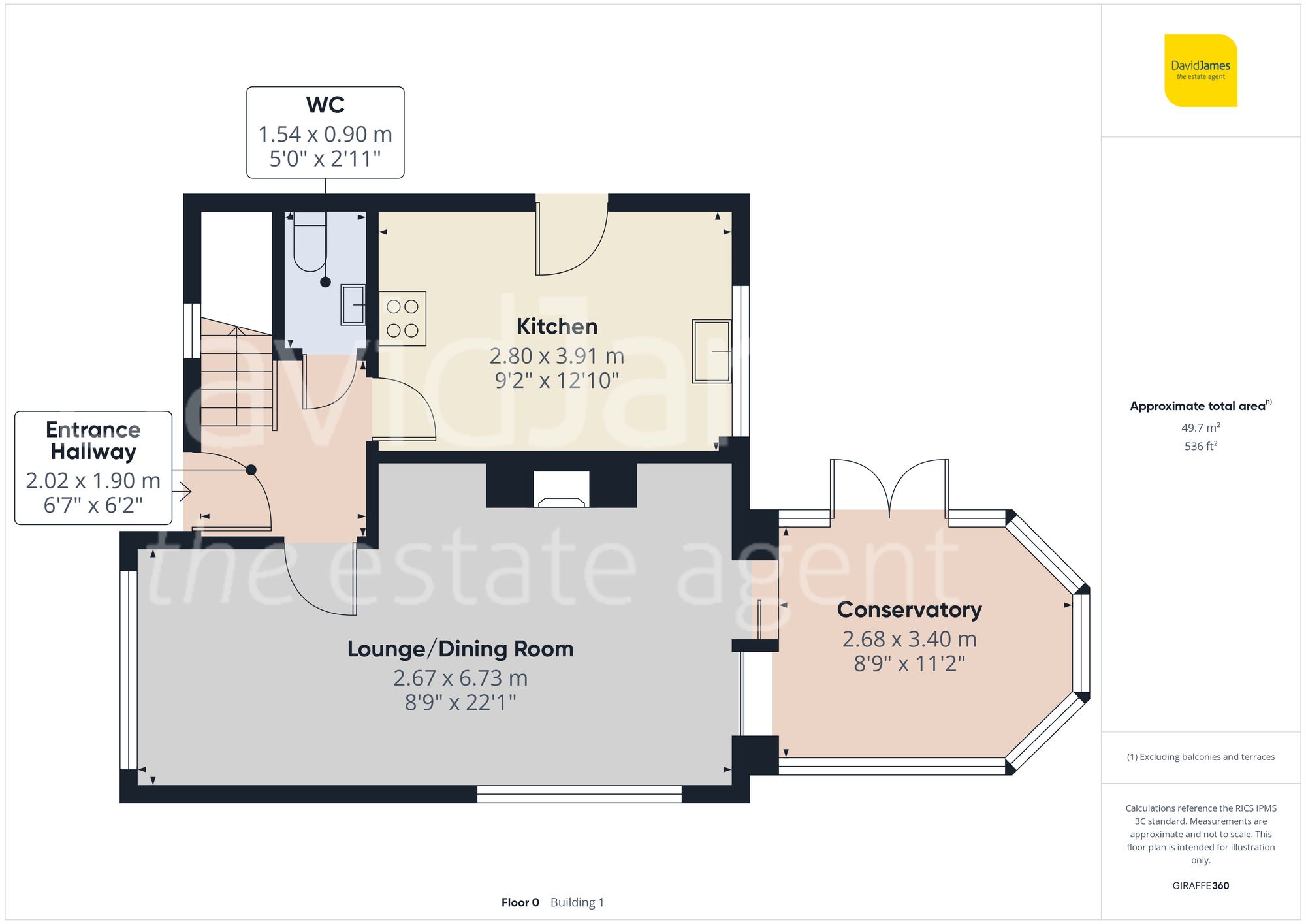 Floorplan for Central Avenue, Arnold, Nottingham
