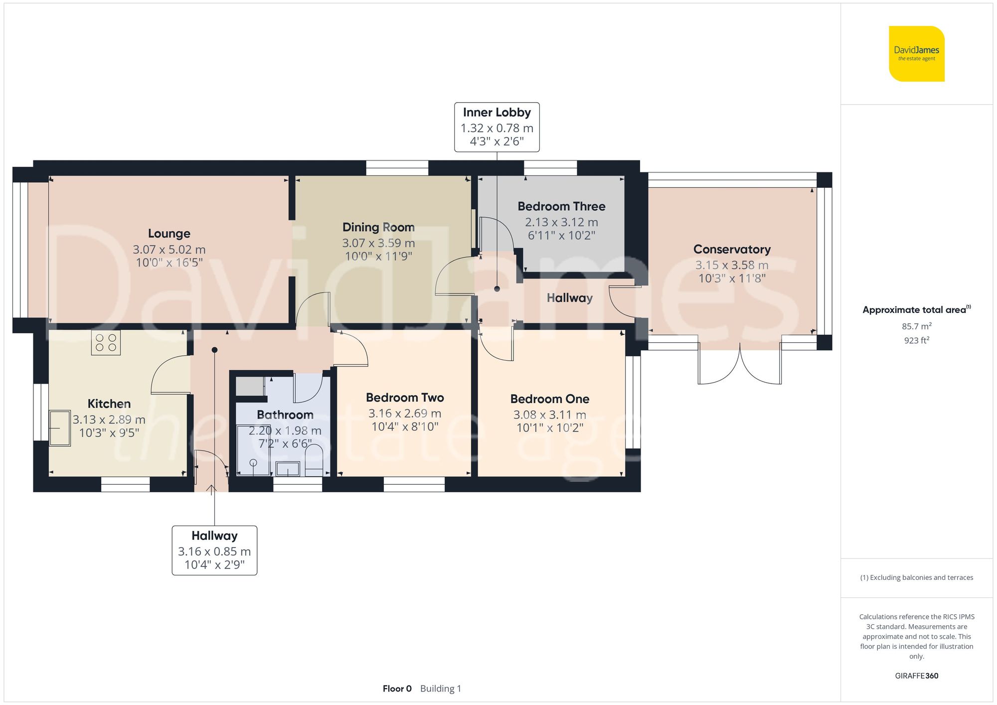 Floorplan for Saville Road, Sutton in Ashfield, Nottinghamshire