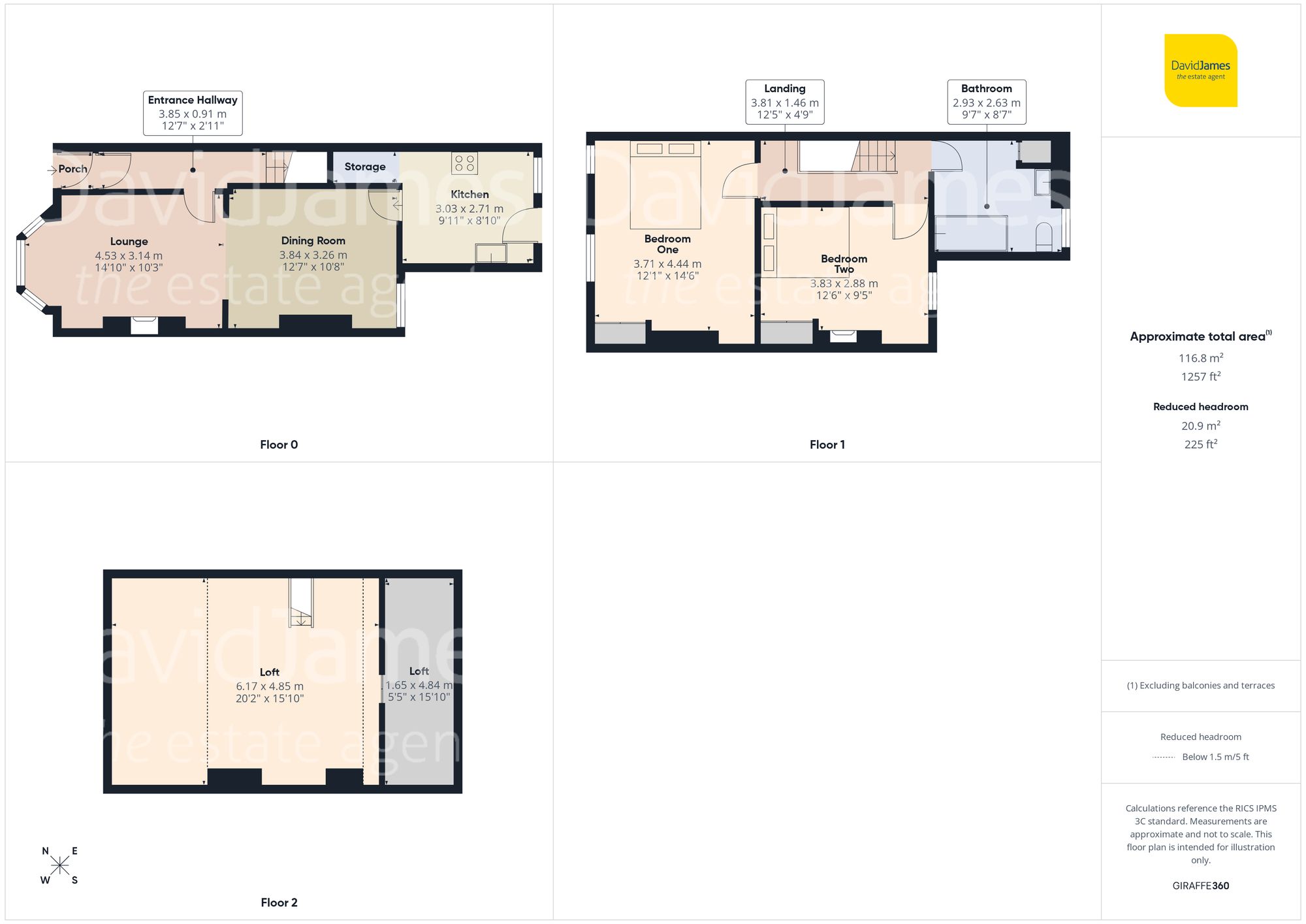 Floorplan for Querneby Road, Mapperley, Nottingham