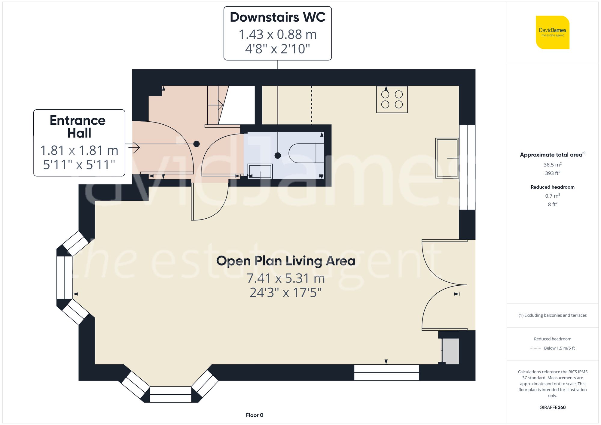 Floorplan for Blenheim Avenue, Mapperley, Nottingham