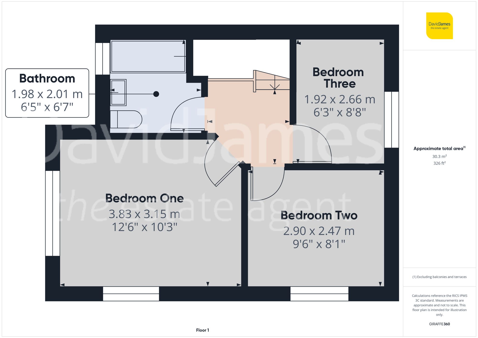 Floorplan for Blenheim Avenue, Mapperley, Nottingham