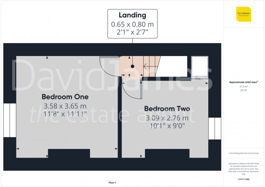 Floorplan for Latham Street, Nottingham