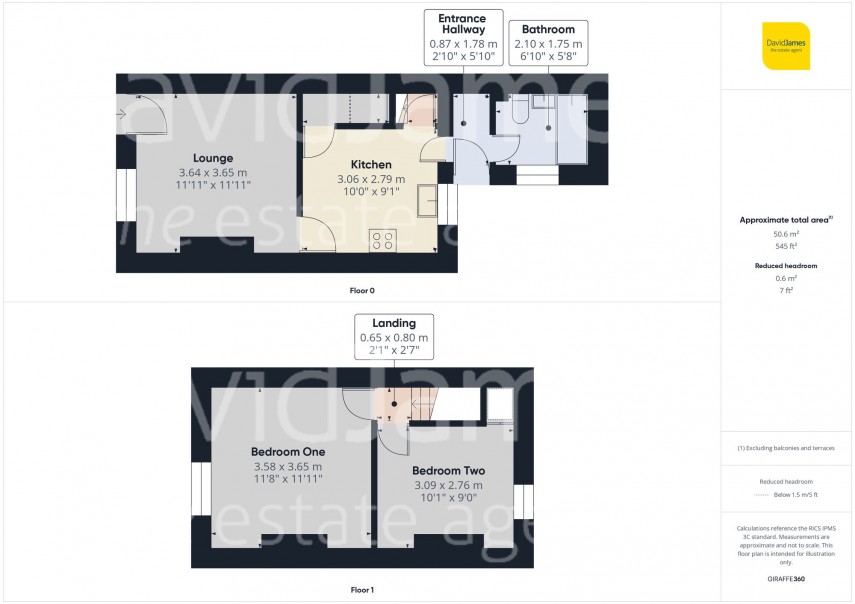 Floorplan for Latham Street, Nottingham
