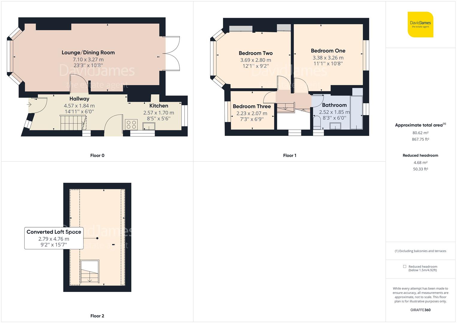 Floorplan for Charlbury Road, Wollaton, Nottingham