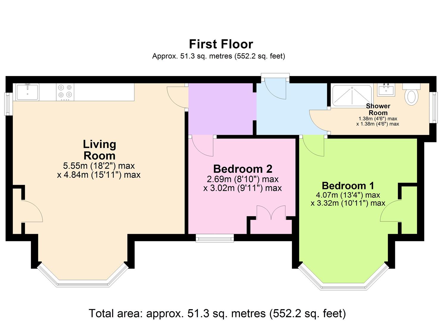 Floorplan for Vivian Avenue, Nottingham