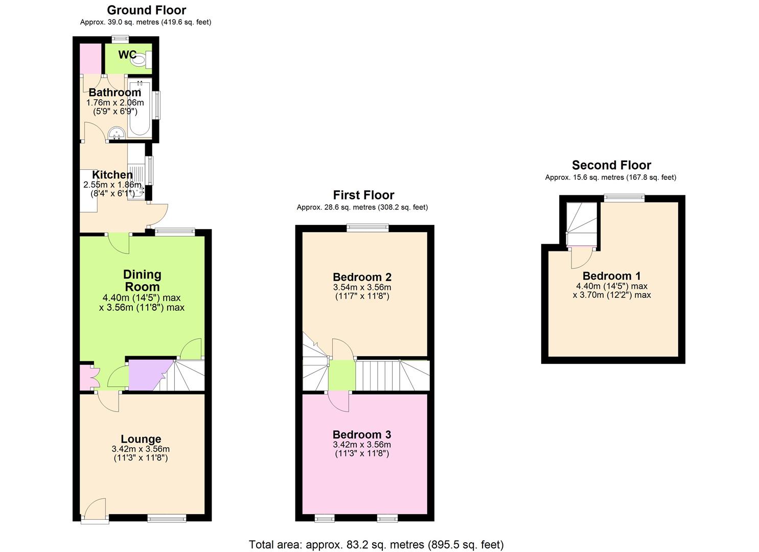 Floorplan for Gawthorne Street, New Basford, Nottingham