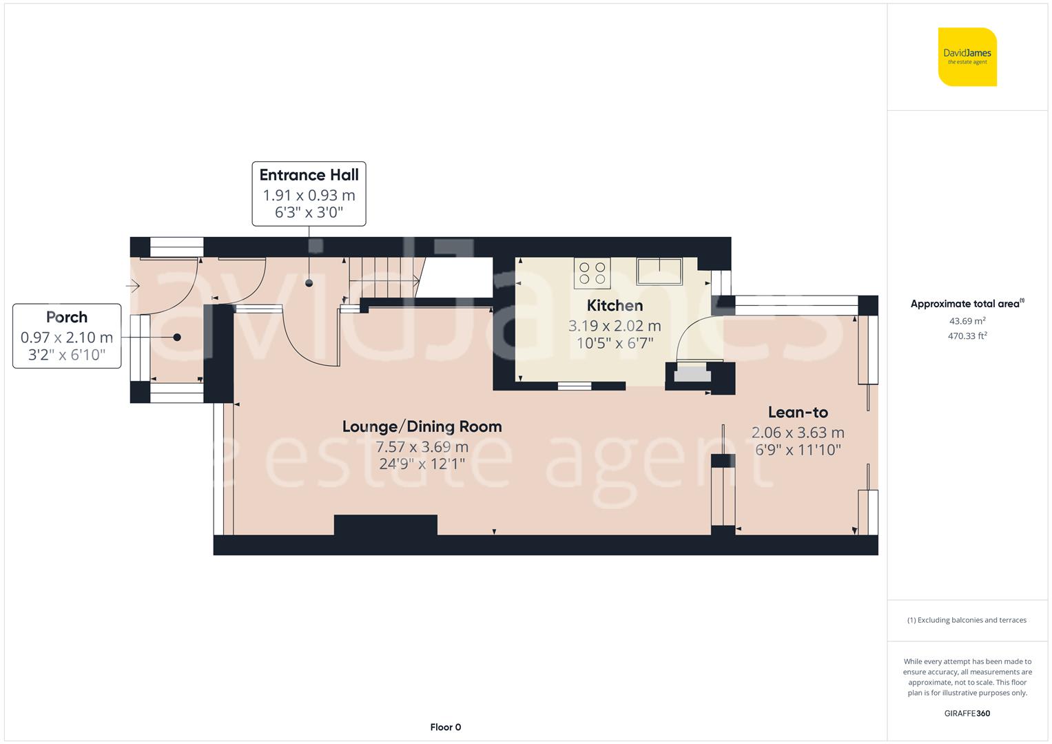 Floorplan for The Beeches, Carlton, Nottingham