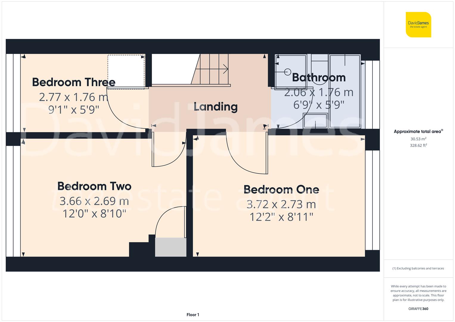 Floorplan for The Beeches, Carlton, Nottingham