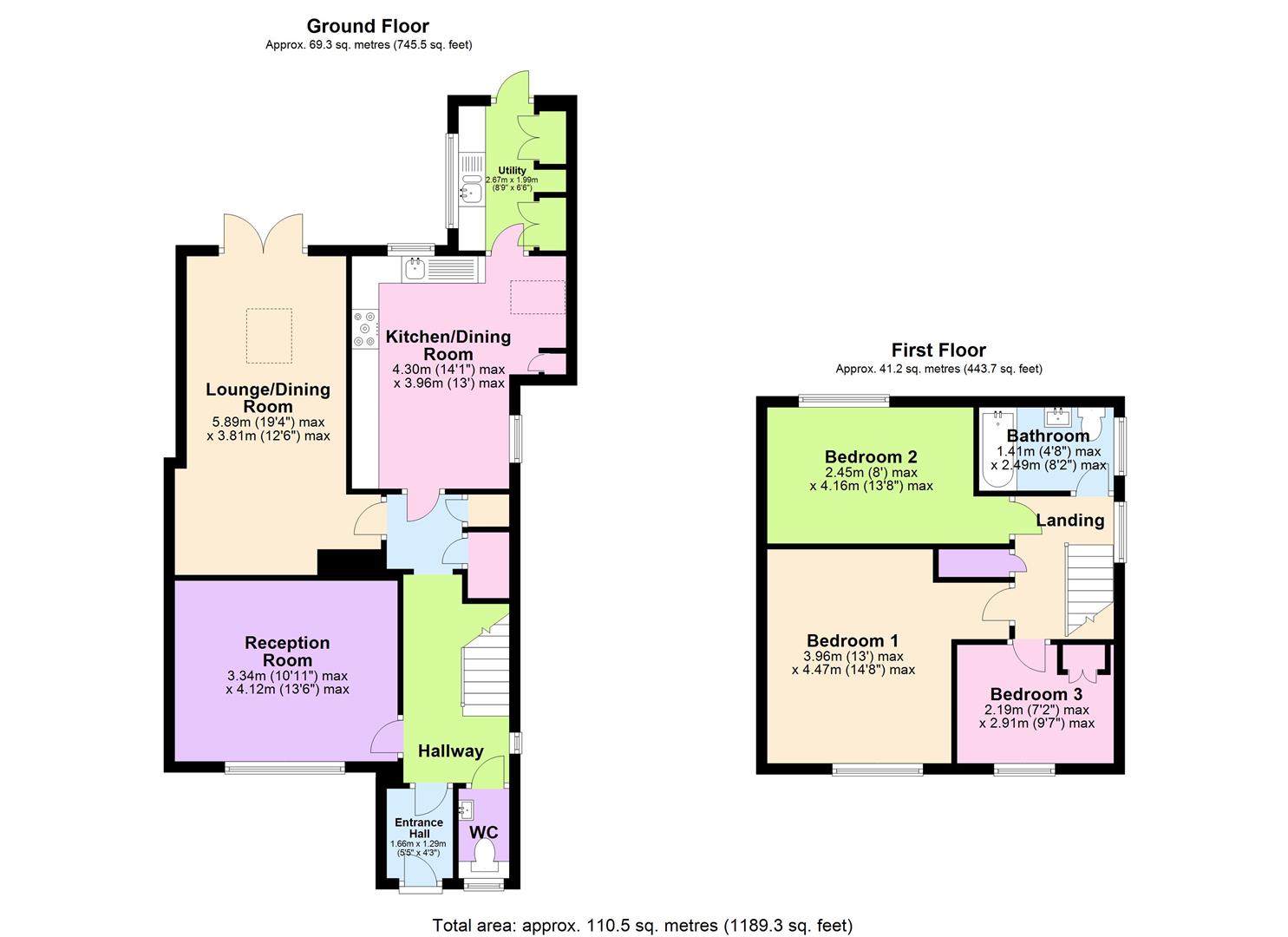 Floorplan for Birchfield Road, Arnold, Nottingham