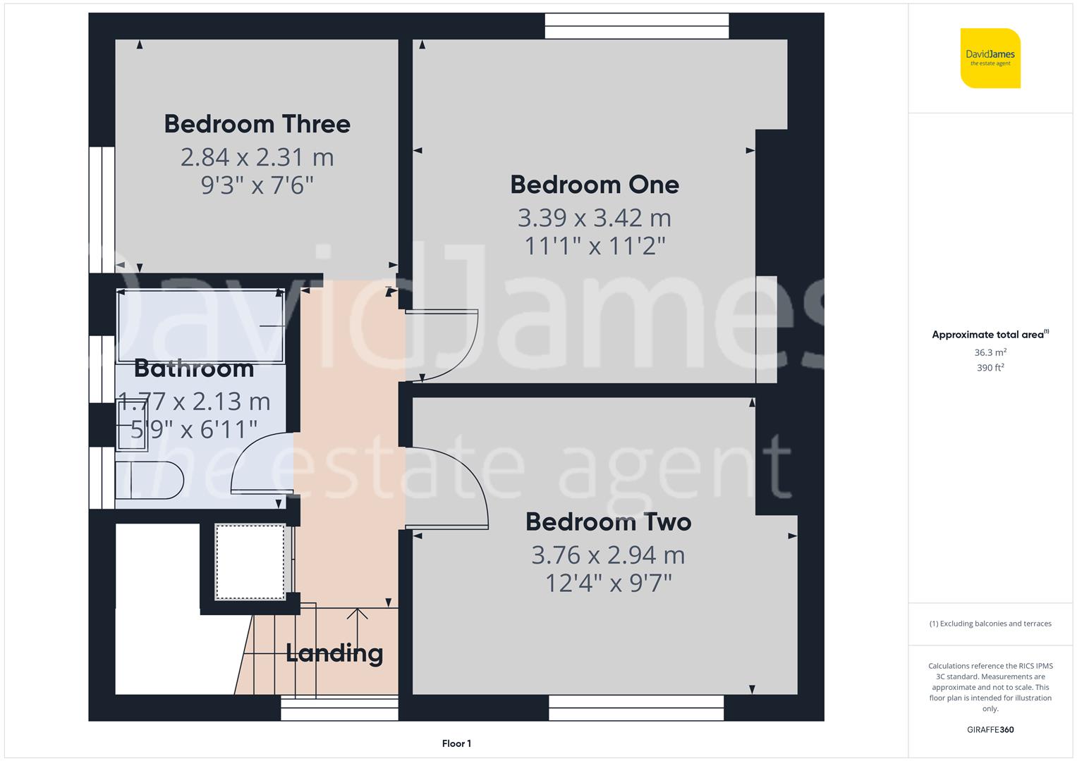 Floorplan for Valley Road, Sherwood, Nottingham